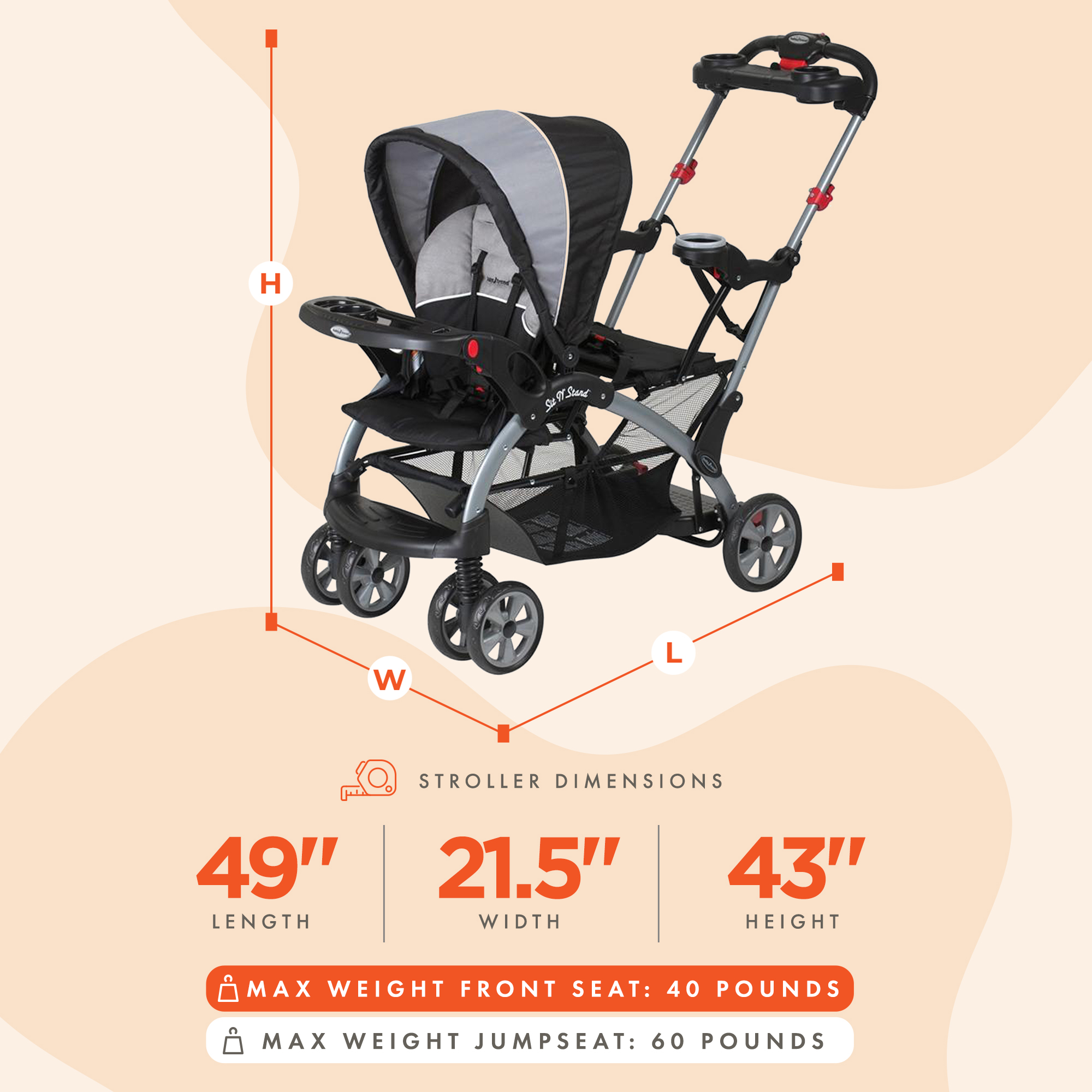 stokke tripp trapp new model Newborn Set (Grey) SKY7470:0-134-0-0 friendly plastic material that Bag Organizer Lv Baby Size:9' - #4 - 4 pc. (490-4)