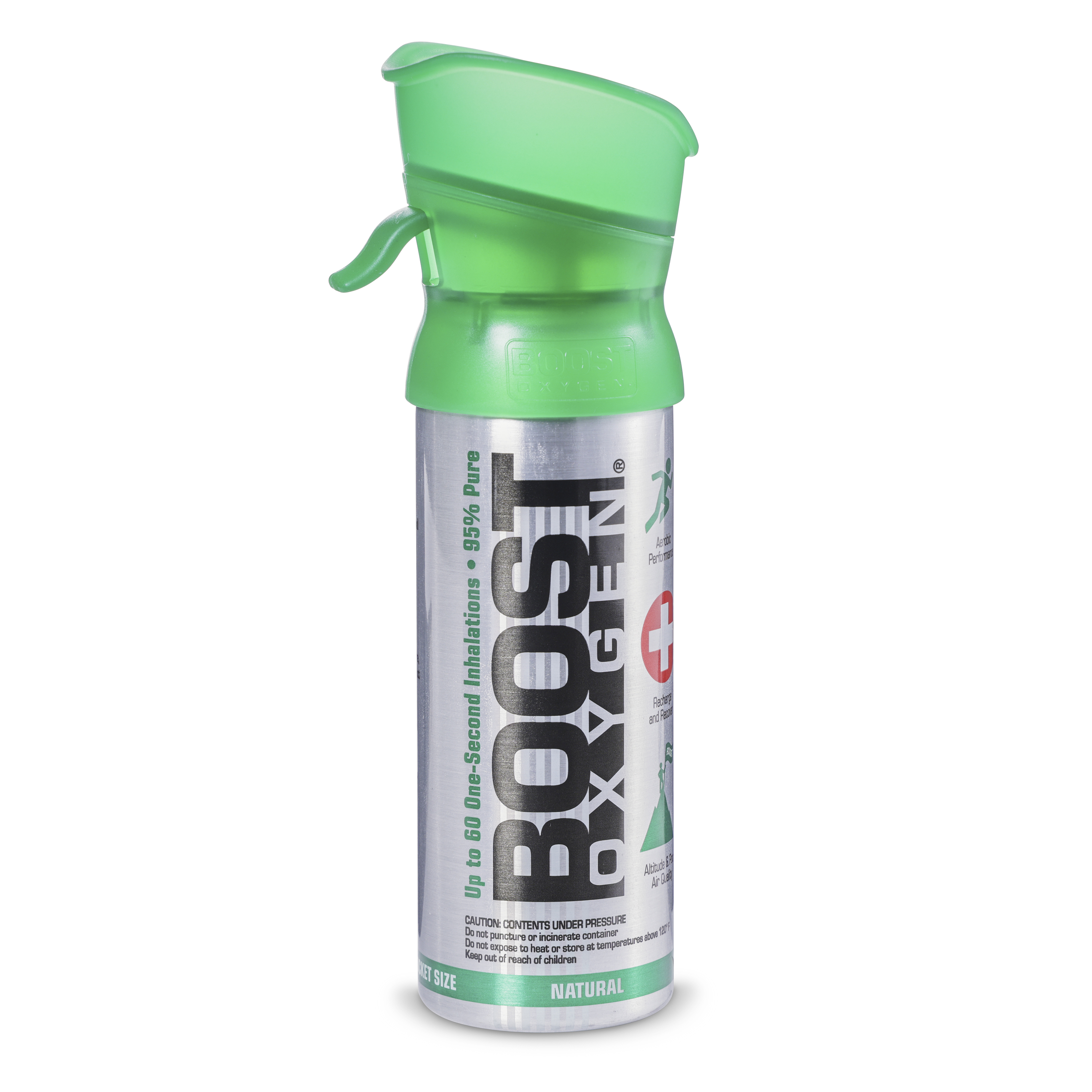 Boost Oxygen 3 Liter Pocket Sized Canned Oxygen Bottles w/Mouthpieces, 4 Flavors