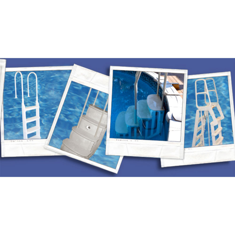 main access smart step and ladder system above ground swimming pool 30303