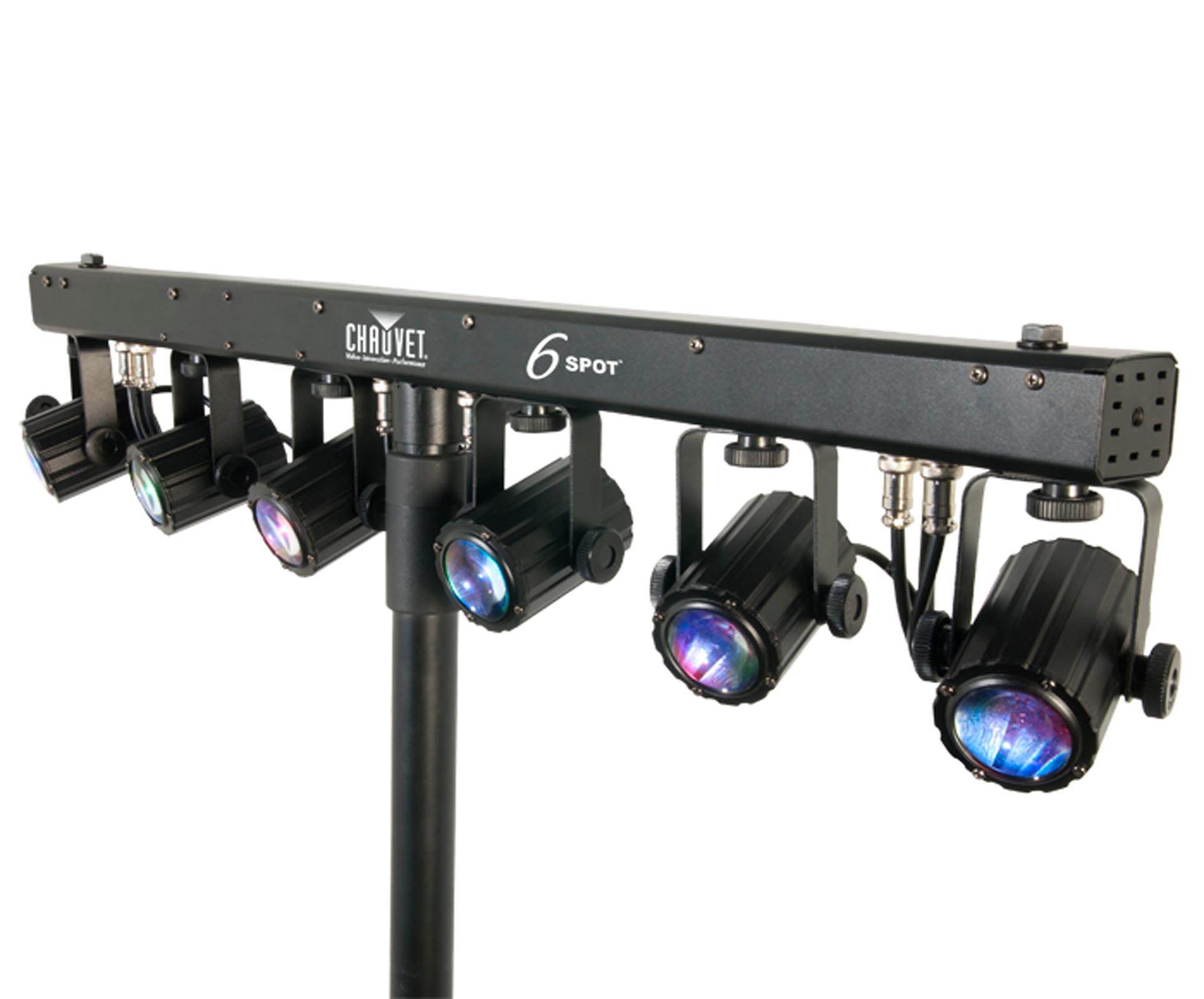 CHAUVET 6SPOT 6 Head RGB LED DJ Dance Effect DMX Stage Spot Light