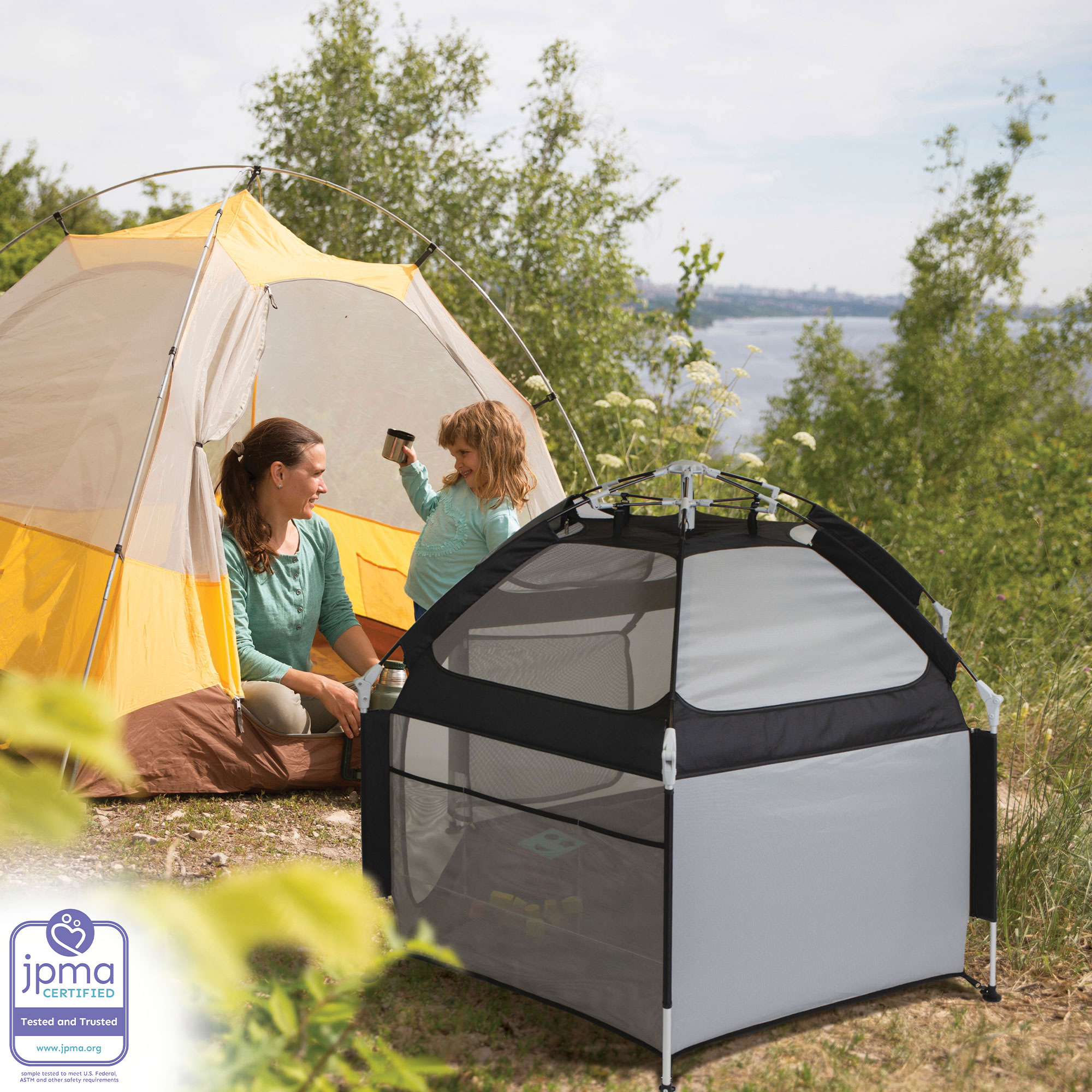 KidCo Play N GoPod Lightweight Portable Kids Travel Camp Tent,Midnight(Open Box) - Afbeelding 8 van 9