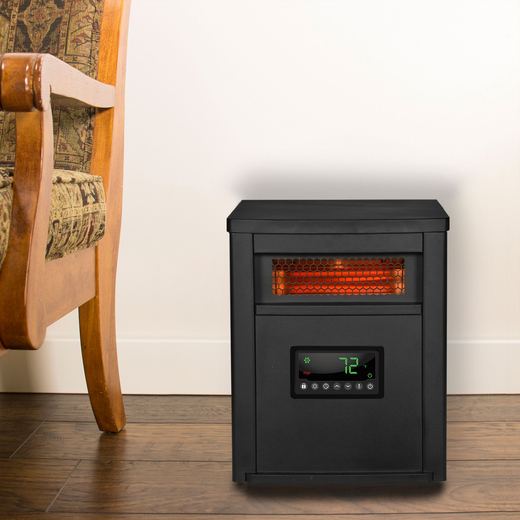 Lifesmart 8 Element 1500W Electric Infrared Quartz Space Heater