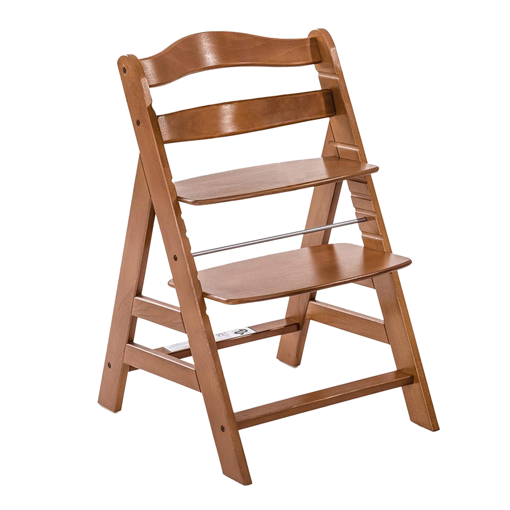 UKダイワ　ベットチェア hauck Alpha+ Grow Along Wooden Highchair Seat, Beechwood,Walnut