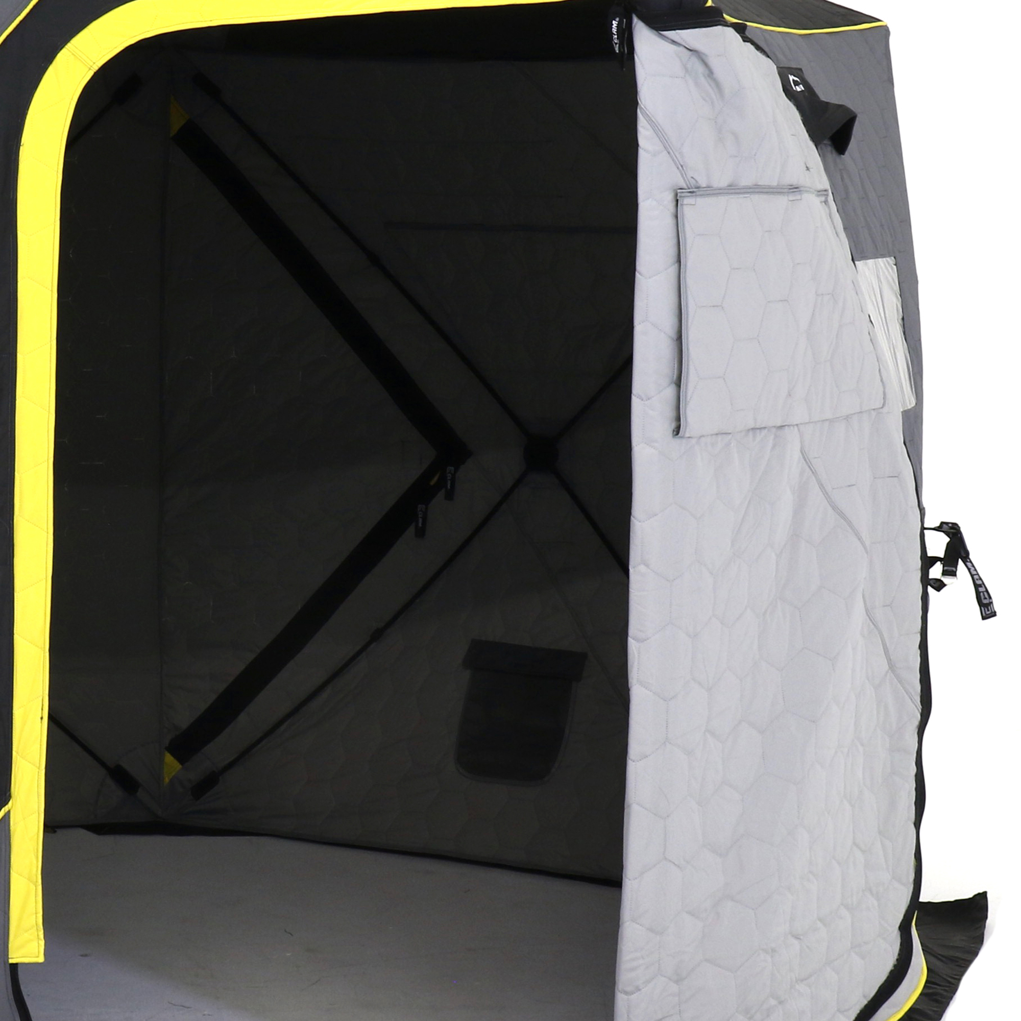 CLAM Jason Mitchell X5000 Portable 9 Ft 6 Person Ice Fishing