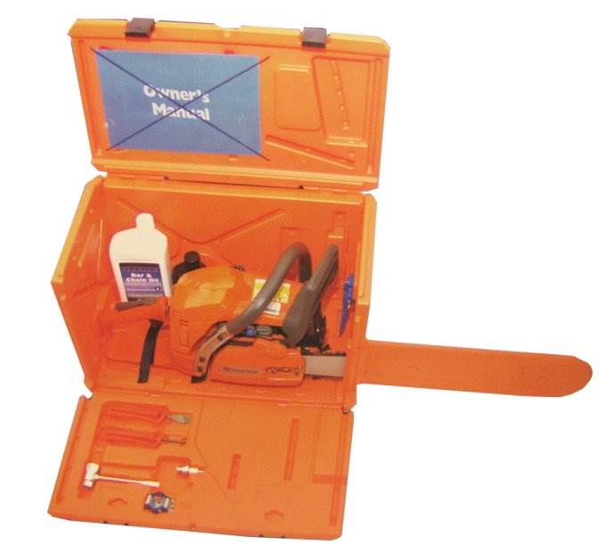 Hand held chain saw image