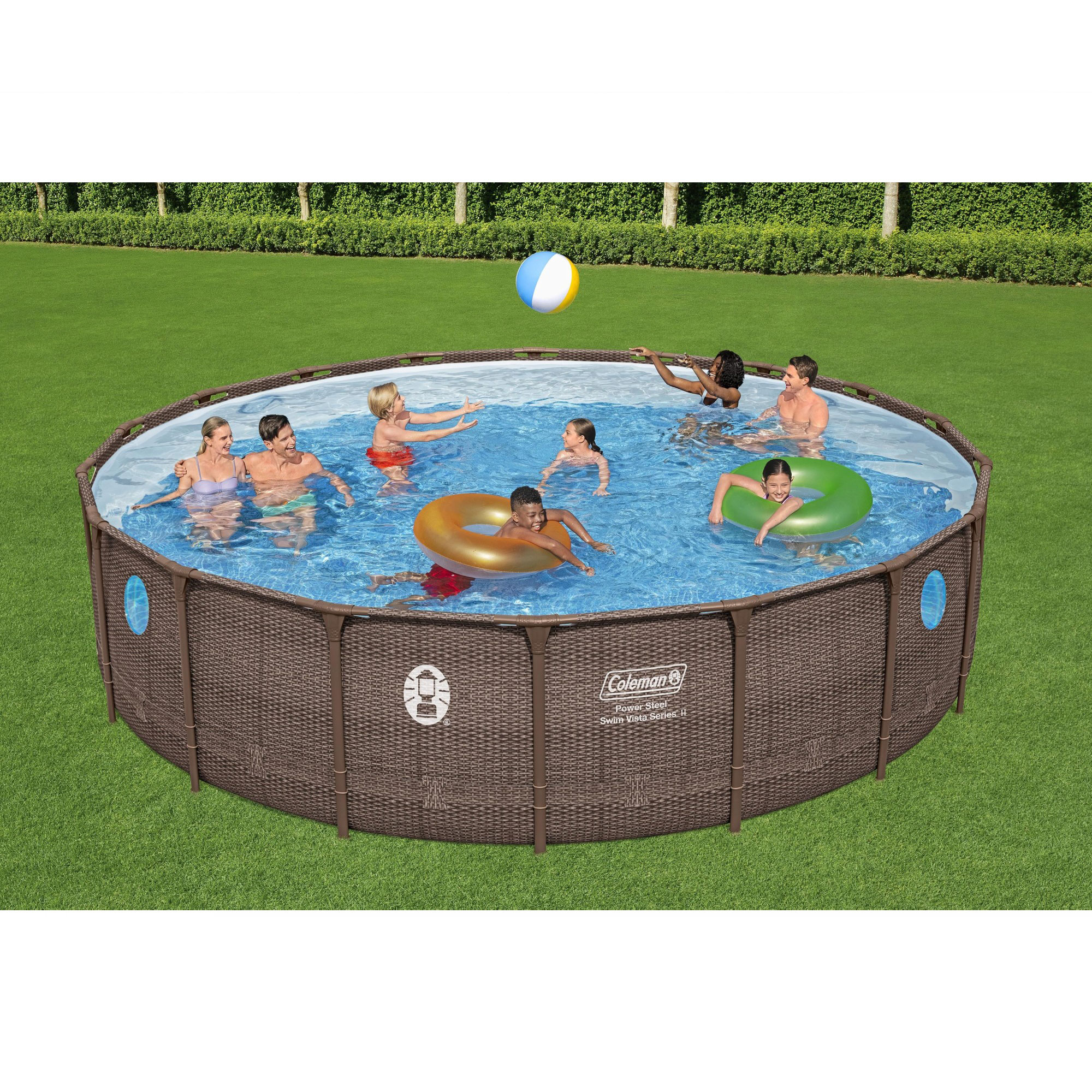 Coleman Power Steel Swim Vista 18' x 48
