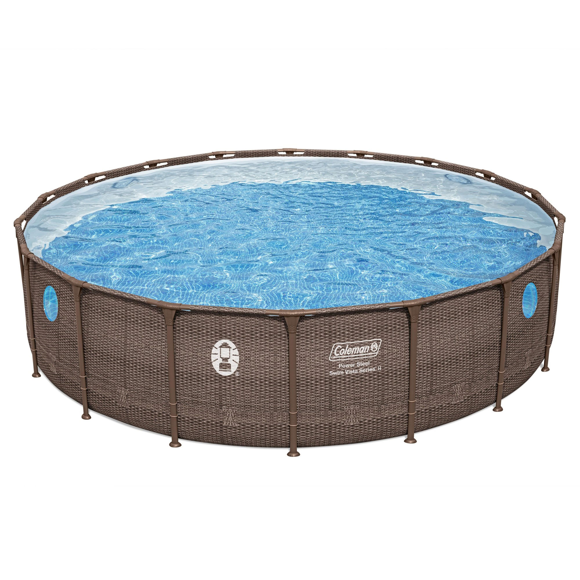 New In Box Coleman 18' x 48 Power Steel Swim Vista Series II Swimming New In Box Coleman 18' x 48 Power Steel Swim Vista Series II Swimming