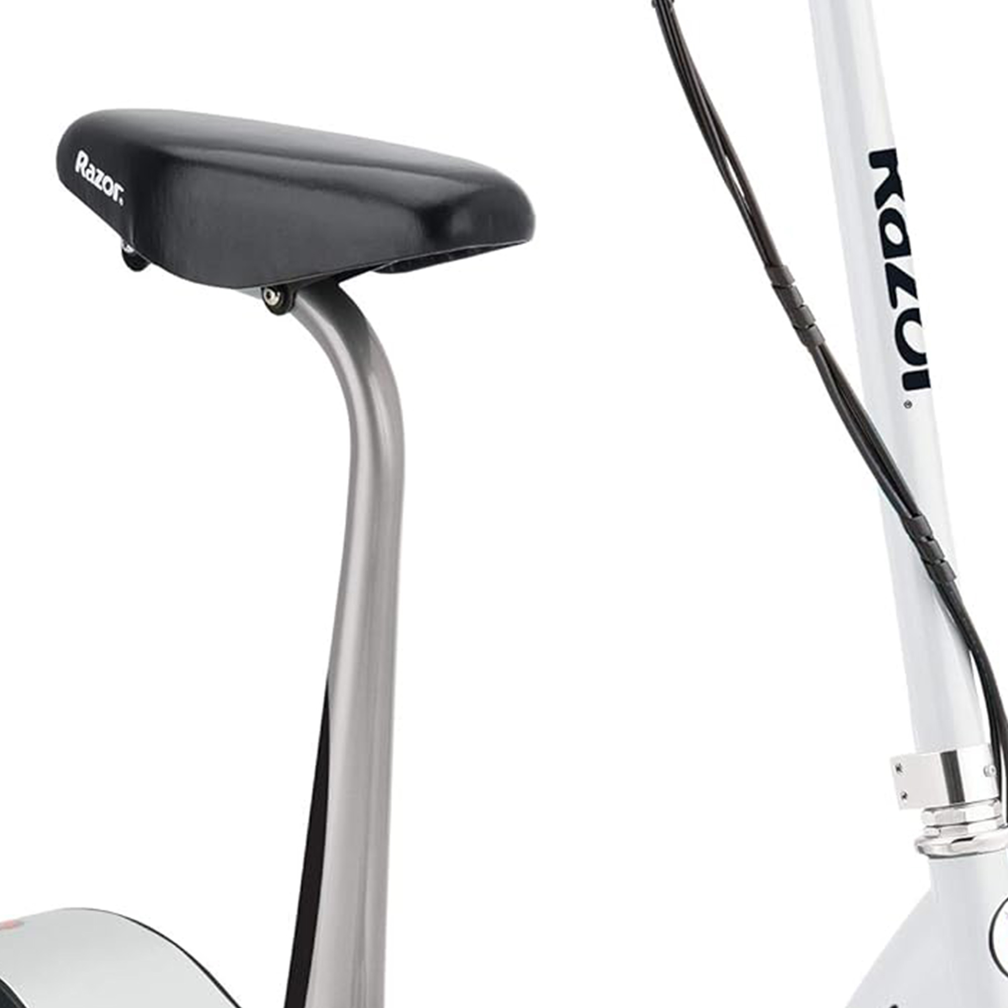 Razor E200S Seated Electric 12 MPH Scooter w/ Twist Grip Throttle Razor E200S Seated Electric 12 MPH Scooter w/ Twist Grip Throttle