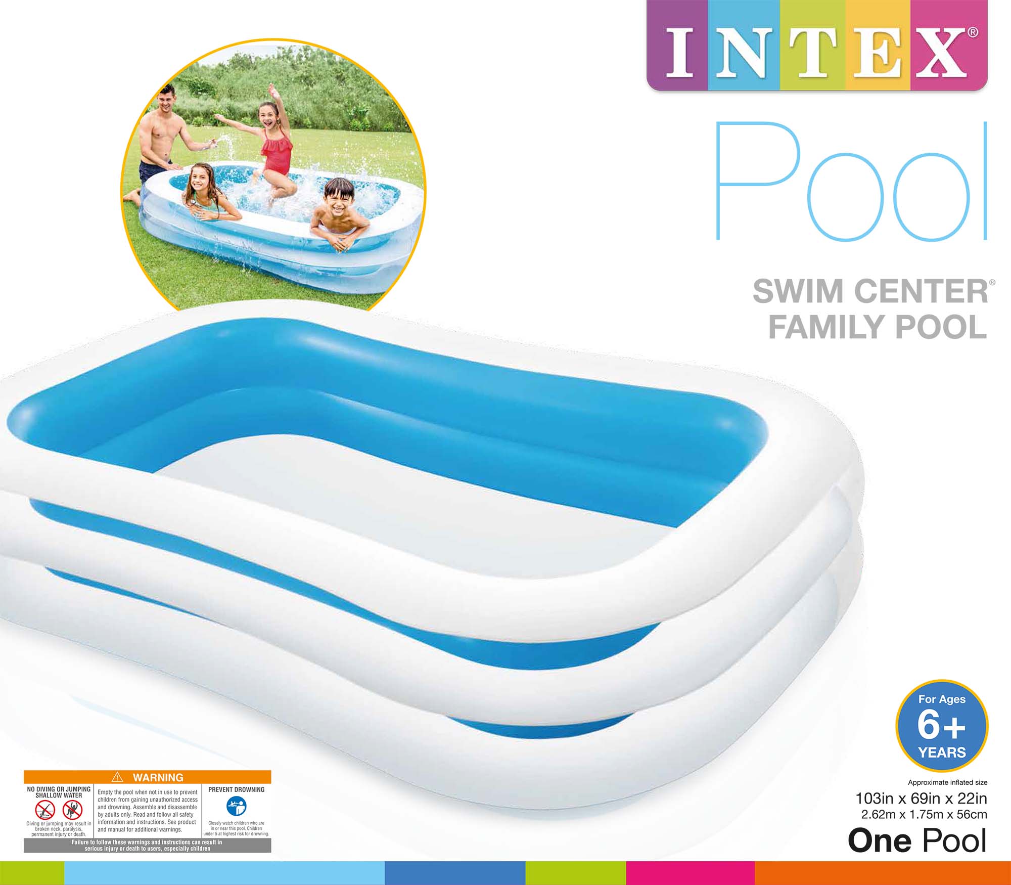 intex family swimming pool
