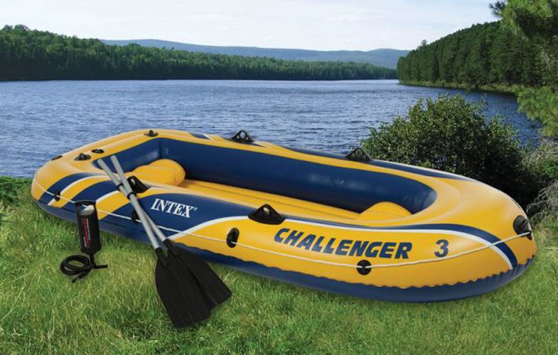 2 person raft with cooler