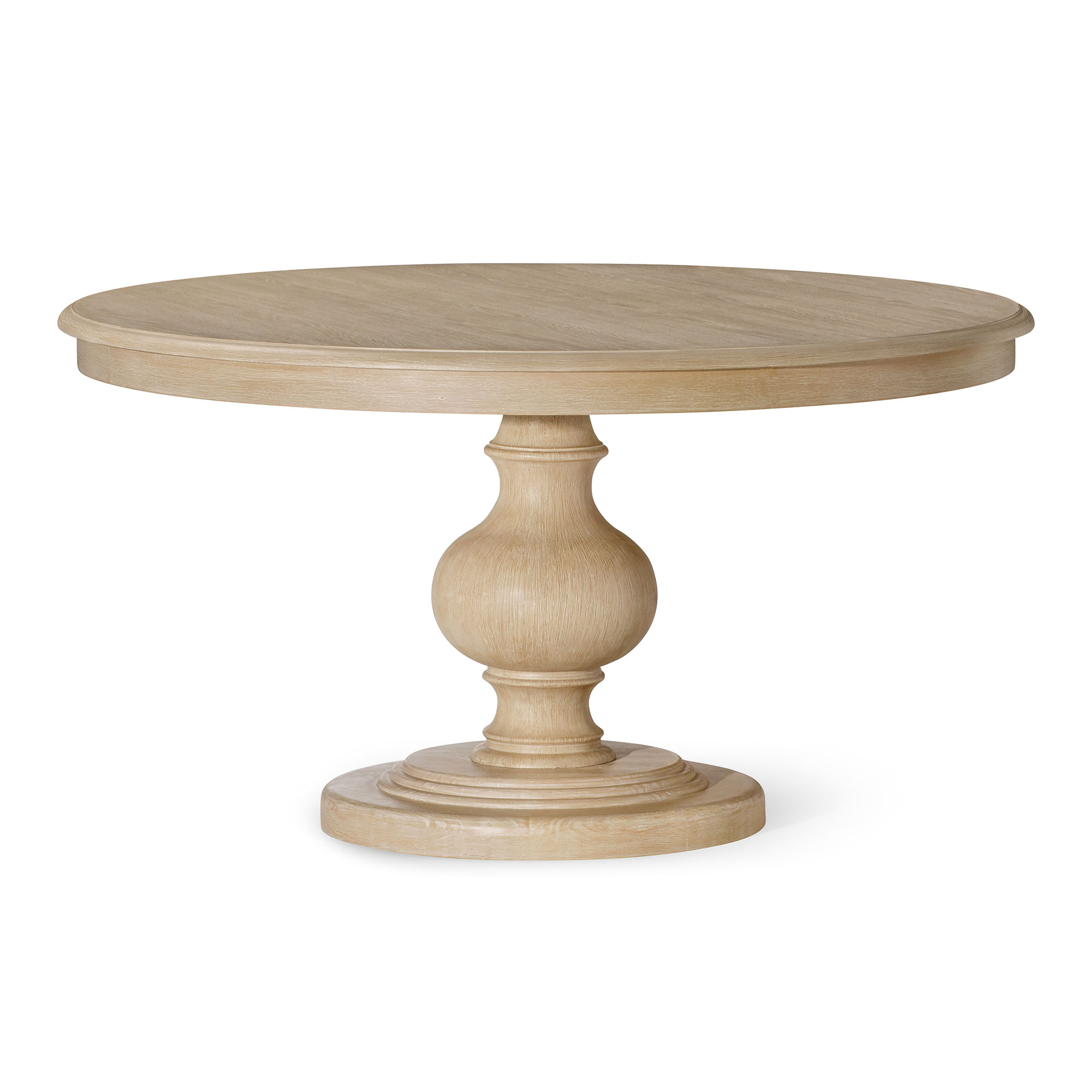 Maven Lane Zola Traditional Round Wooden Dining Table, Antiqued