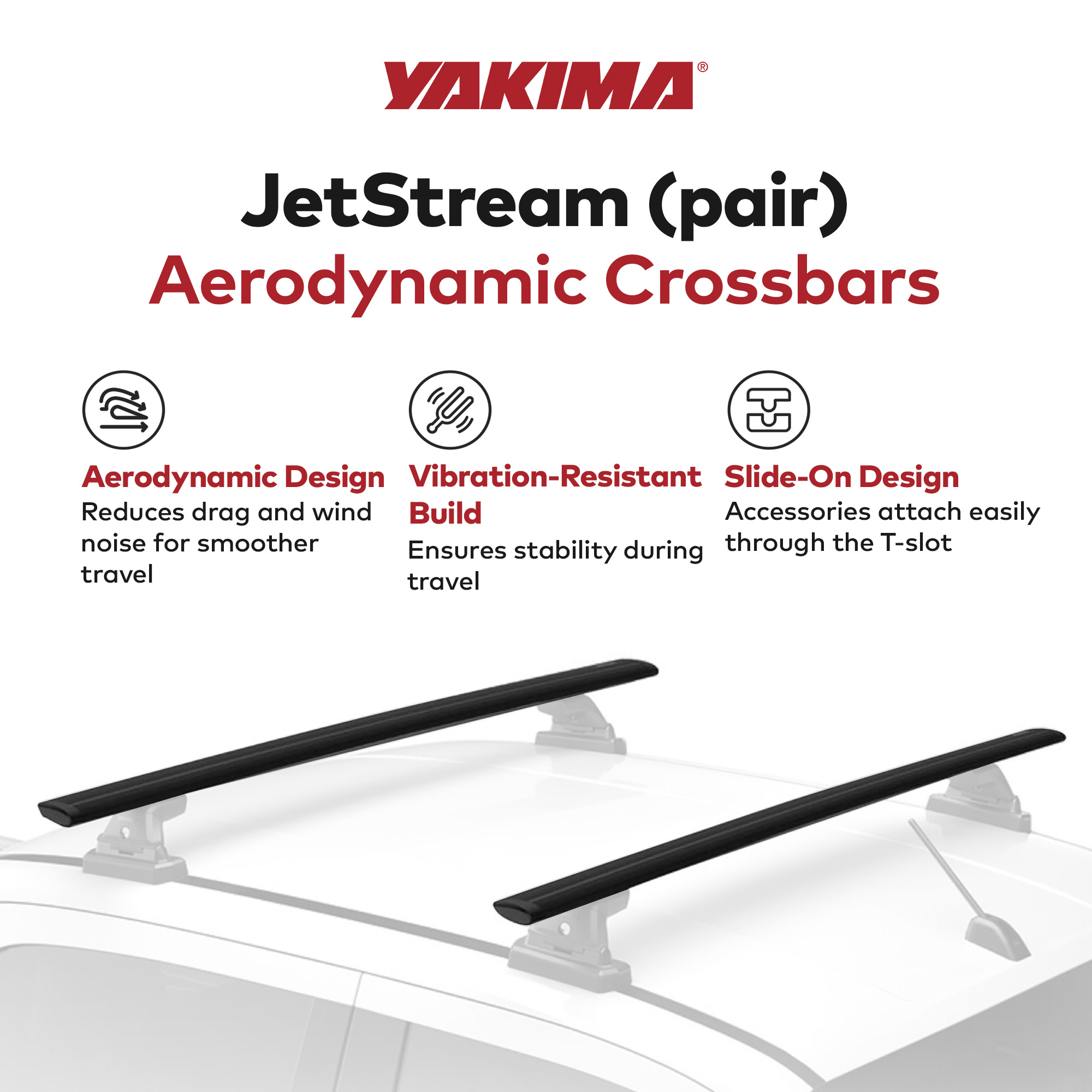 YAKIMA JETSTREAM シルバーS 50インチ タワー付き 【公式通販】