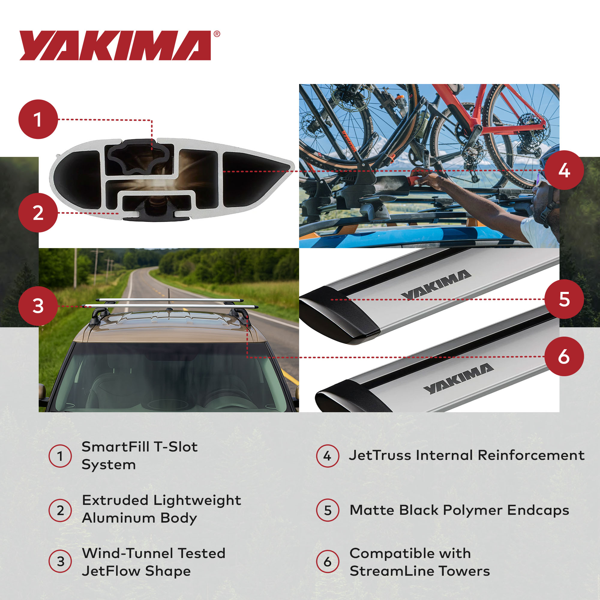 YAKIMA JETSTREAM シルバーS 50インチ タワー付き YAKIMA JETSTREAM シルバーS 50インチ タワー付き 【公式通販】