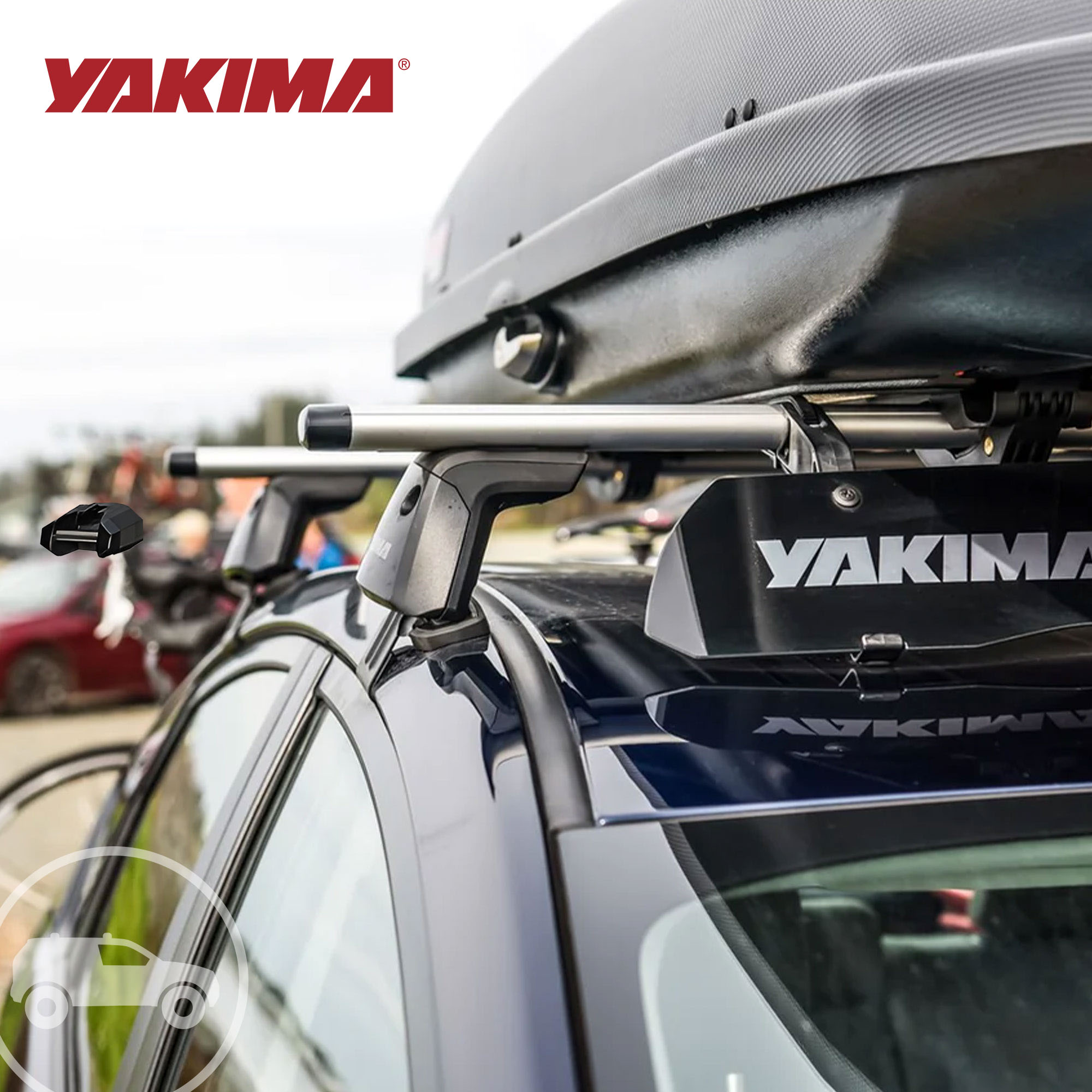 Yakima 50 Inch Pair JetStreamRoof Rack Crossbars, Compatible w