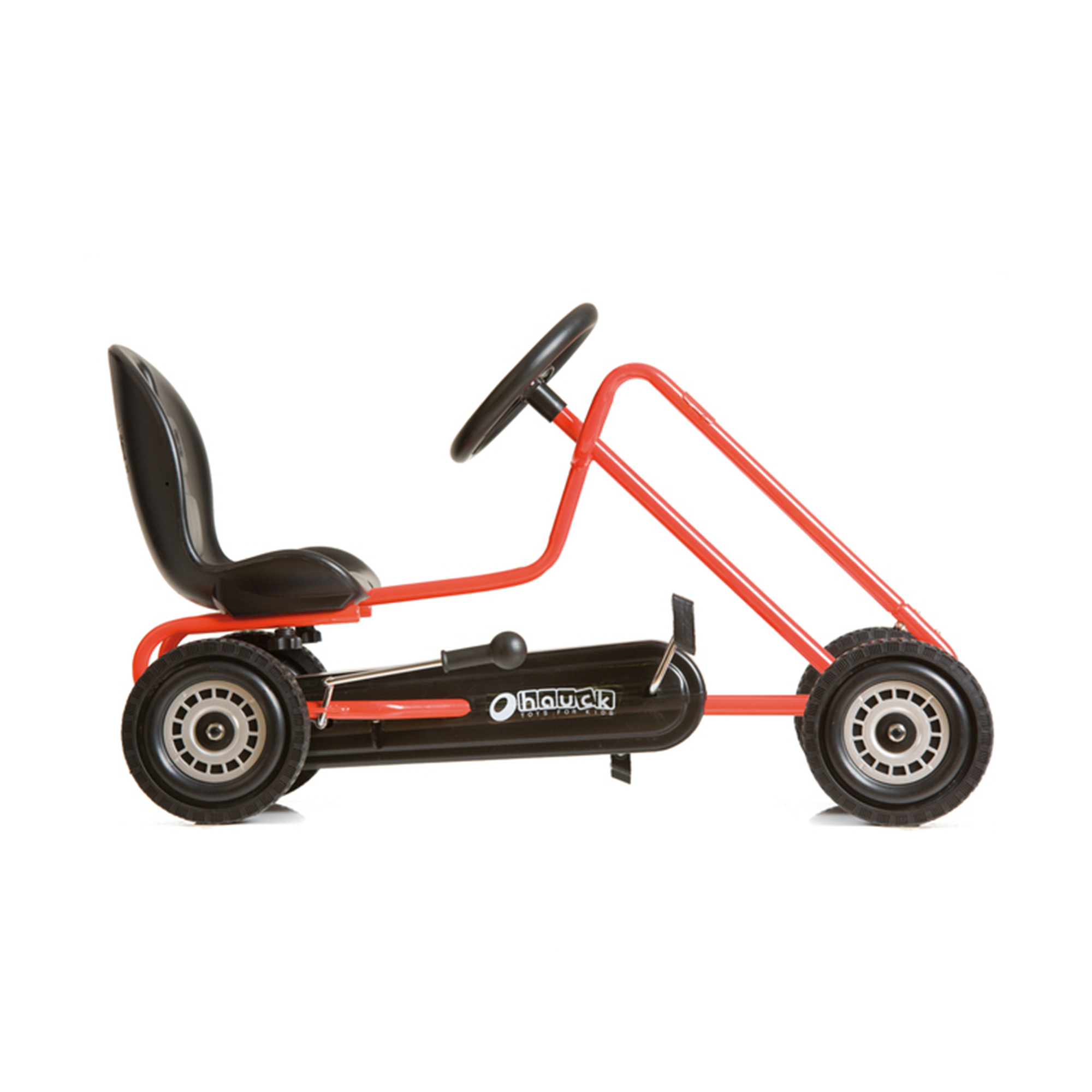 hauck Lightning Pedal Ride On Go Kart Toy for Boys & Girls, Orange