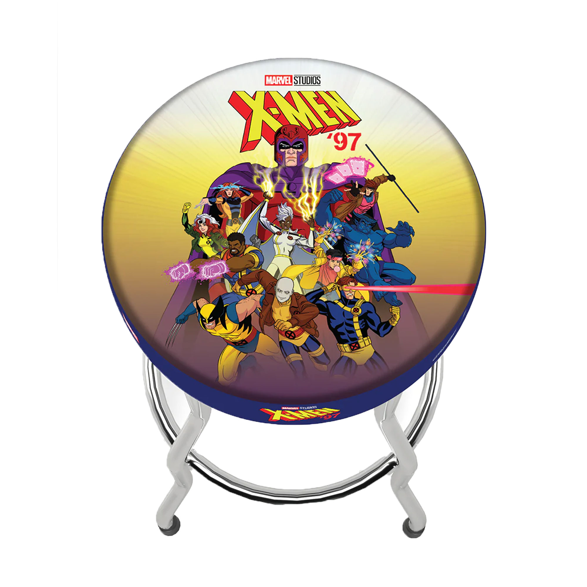 Arcade1Up X-Men Adjustable Arcade Stool w/Chrome Plated Steel