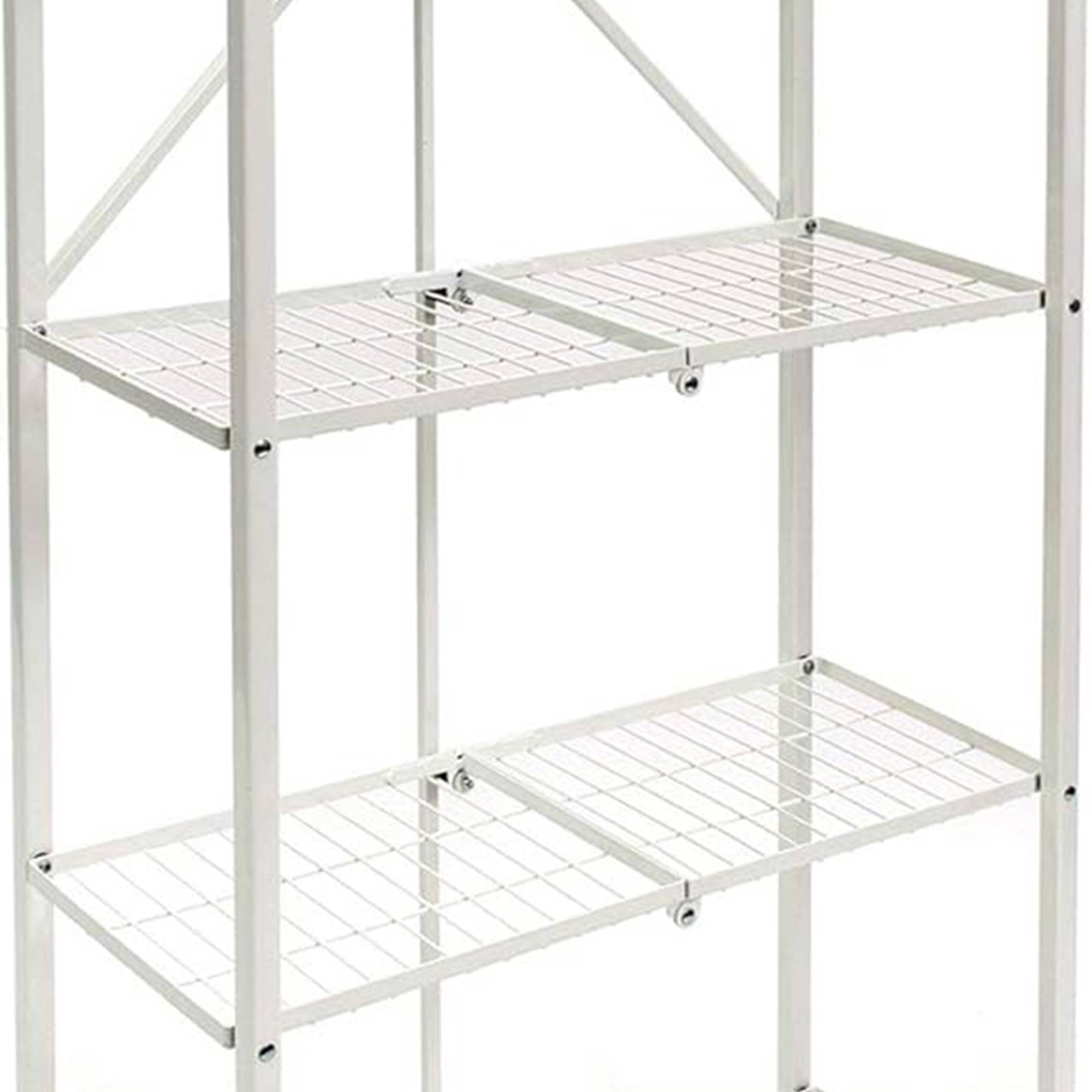 Origami RPR Series 5 Shelf Steel Pantry Rack Holds up to 100LB, White (Open Box) - Picture 10 of 12