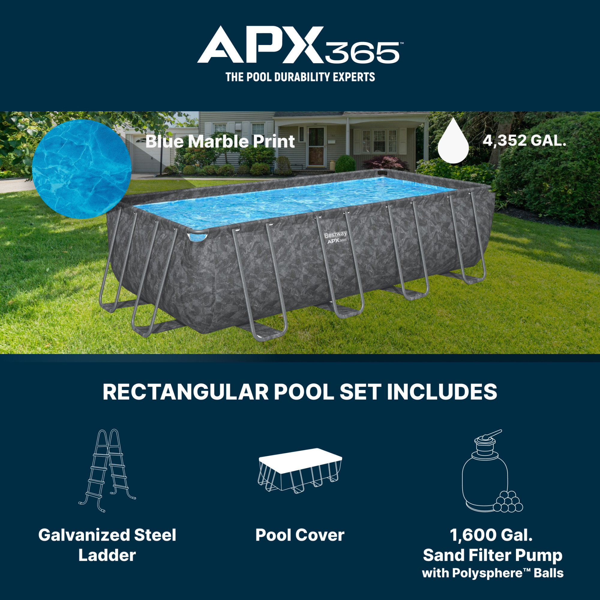 Bestway APX 365 18' x 9' x 52