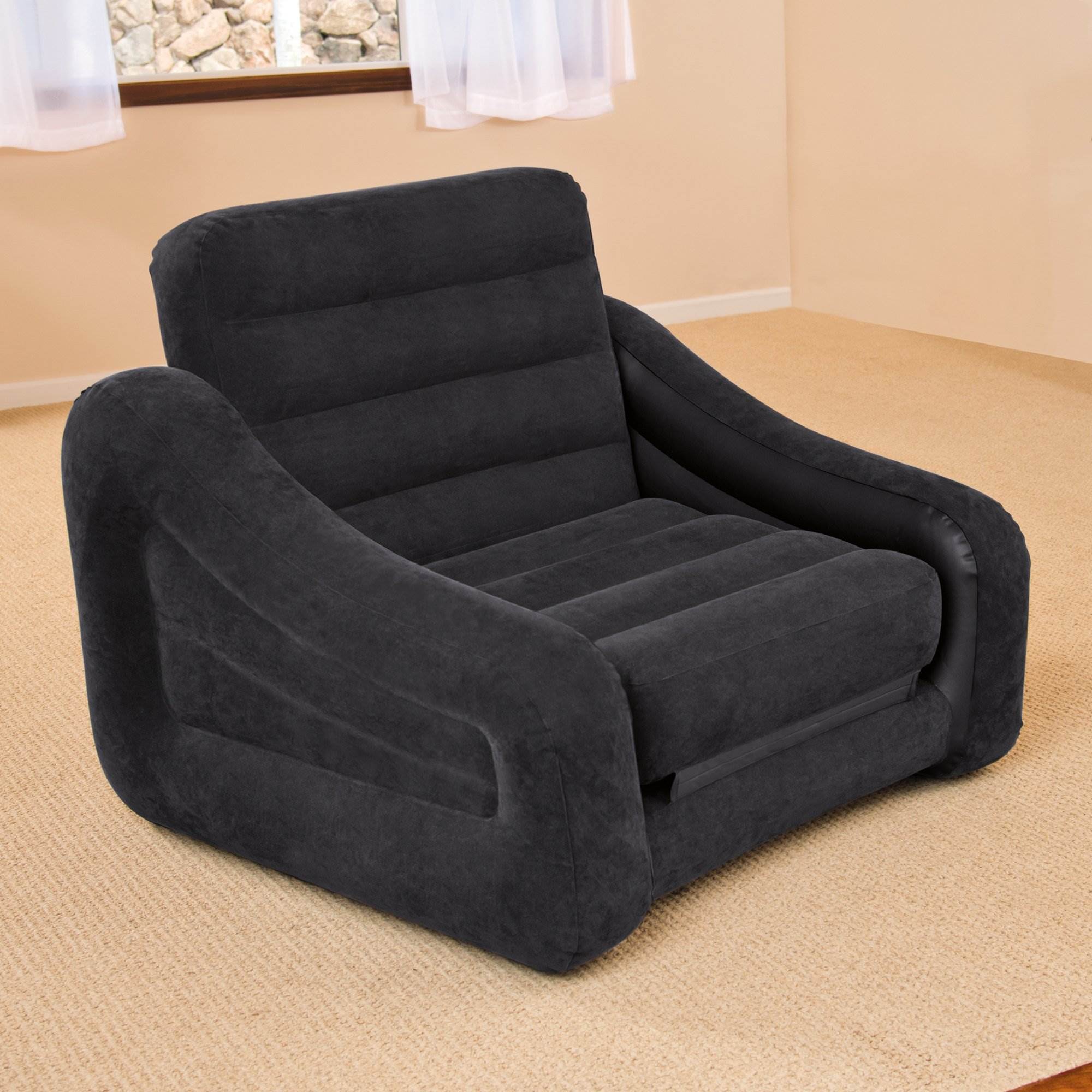 Intex Inflatable Pull-Out Chair and Twin Bed Mattress ...