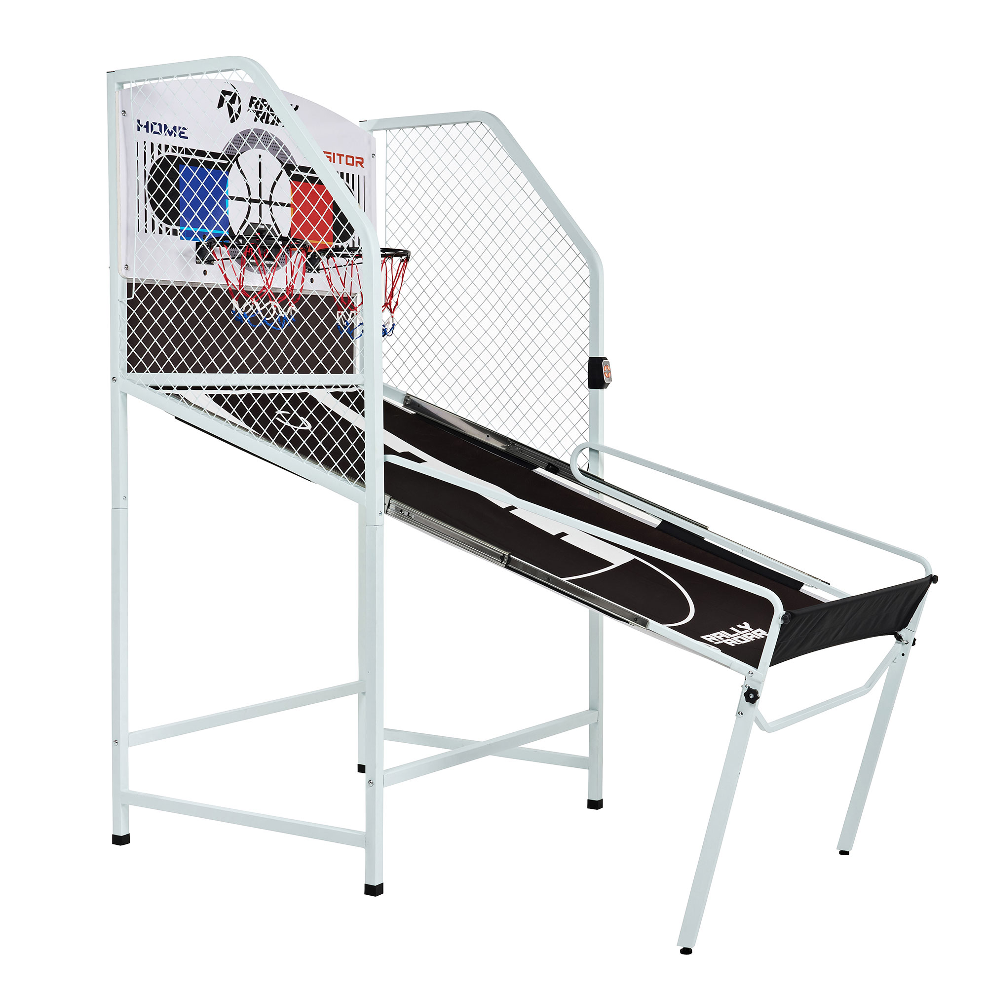 Rally and Roar 2 Player Foldable Arcade Cage Basketball Game (Open Box)