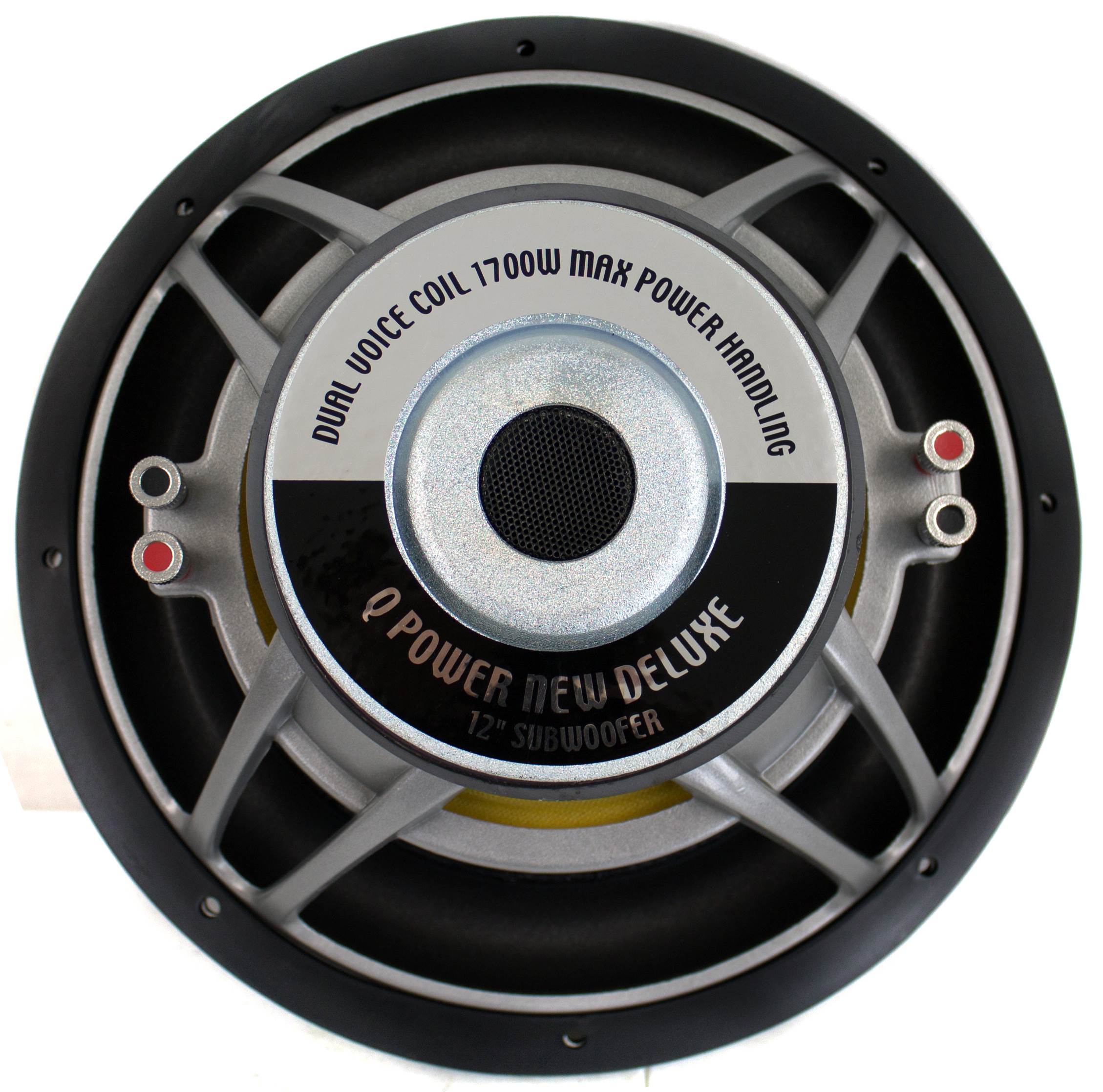 (2) NEW! QPOWER QPF12 12" 3400 Watt Deluxe Series DVC Car Audio