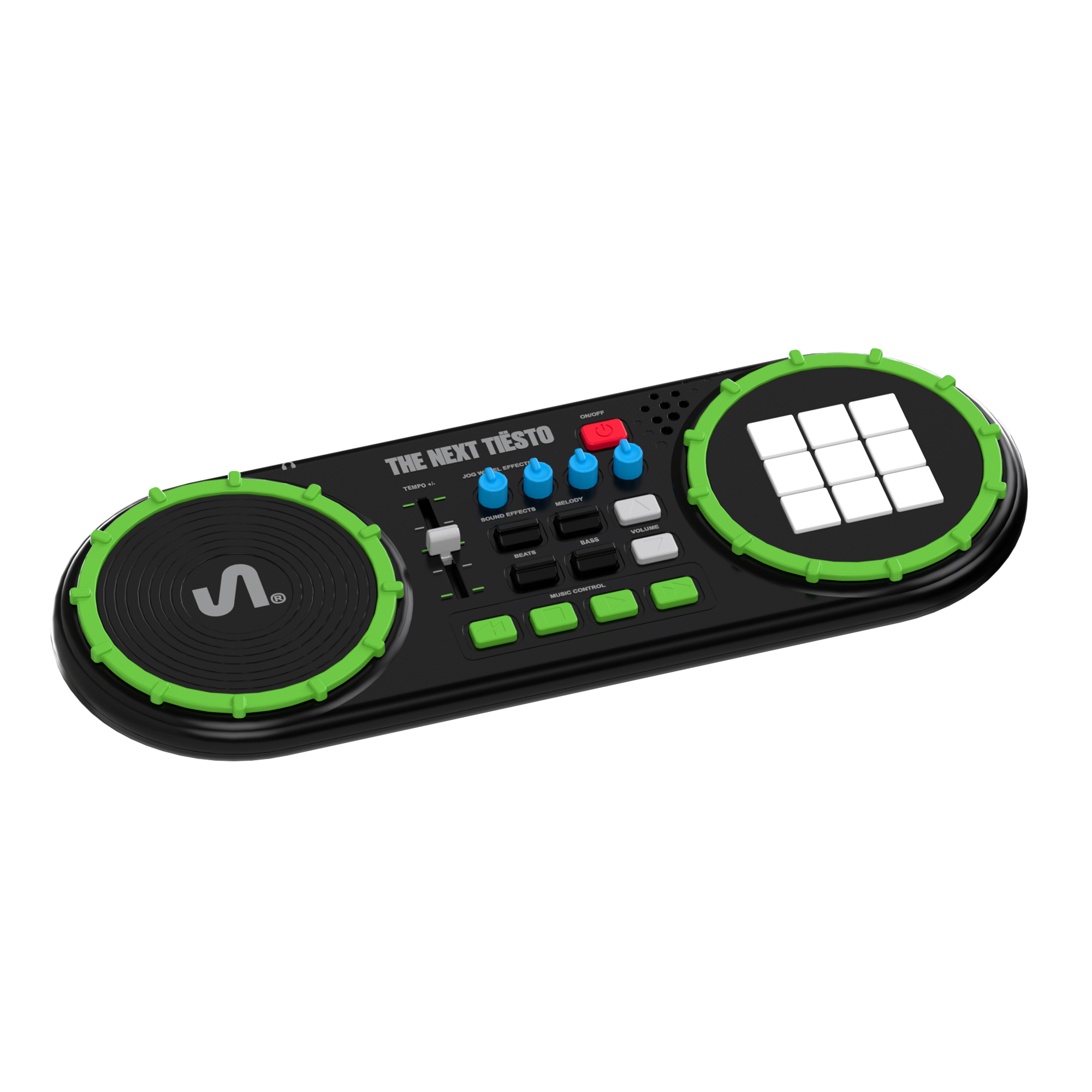 The Next Beat by Tiesto First DJ Mixer for Kids w/Jog Wheel