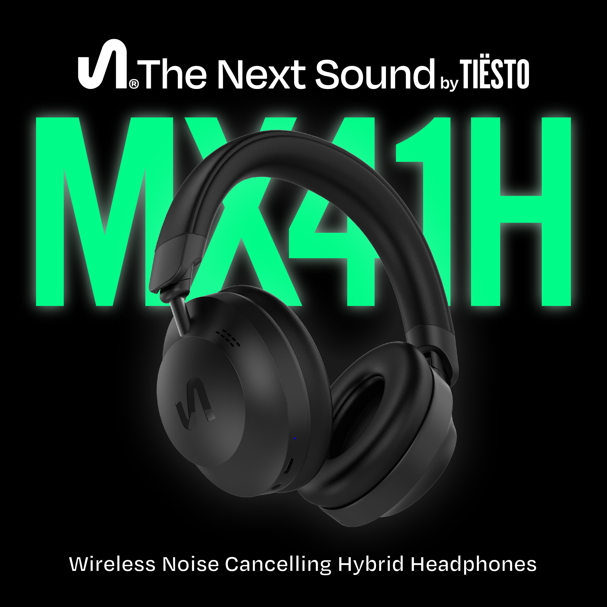 The Next Sound by Tiesto Over-Ear Wireless Noise Cancelling