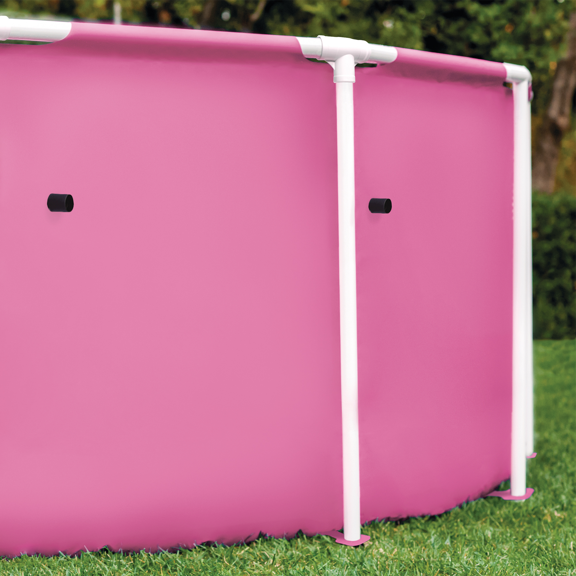 INTEX 28290EP 8Ft X 30In Pink Metal Frame Swimming Pool, Pool Only