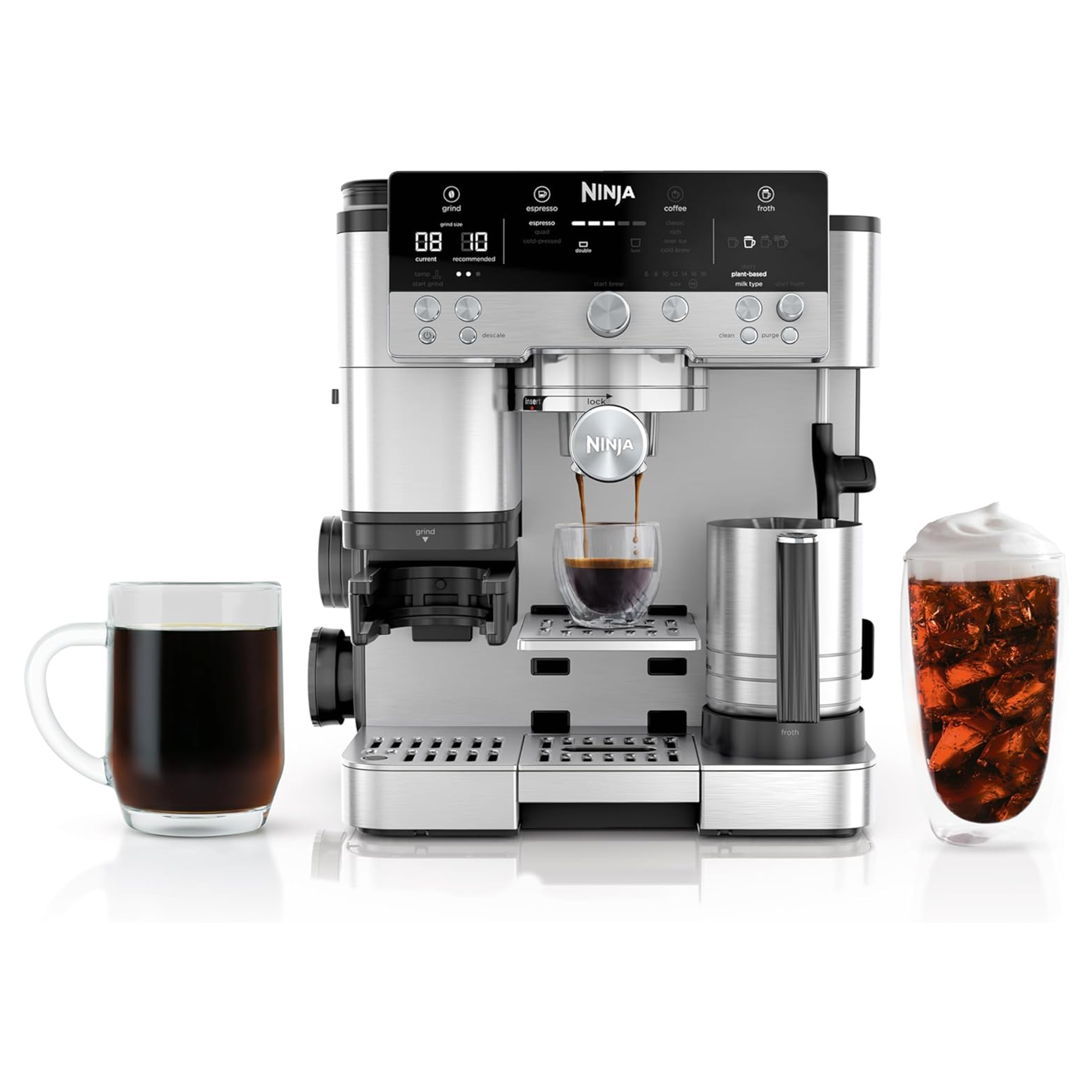 Ninja Luxe Café Premier Series Coffee Espresso Machine, Certified