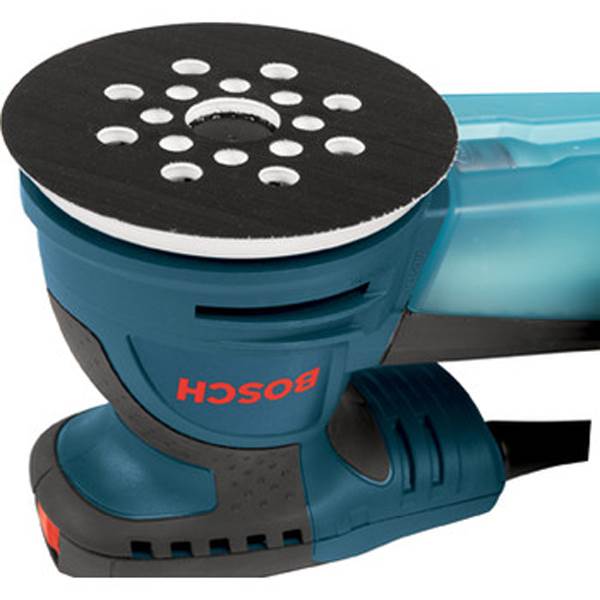 Bosch 5 inch Compact 120V Variable Speed Palm Grip Orbit Sander Kit