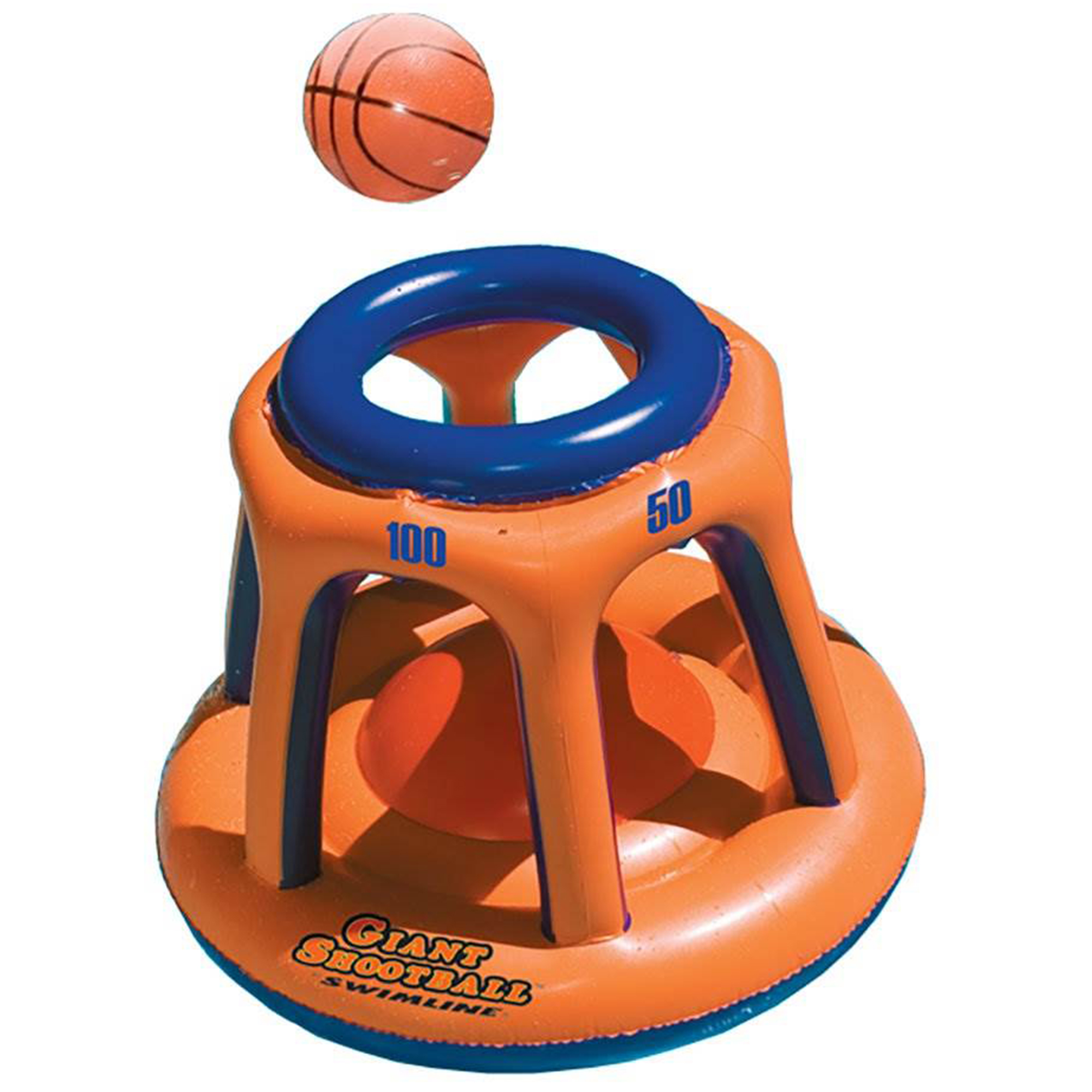 swimline giant shootball basketball swimming pool game toy