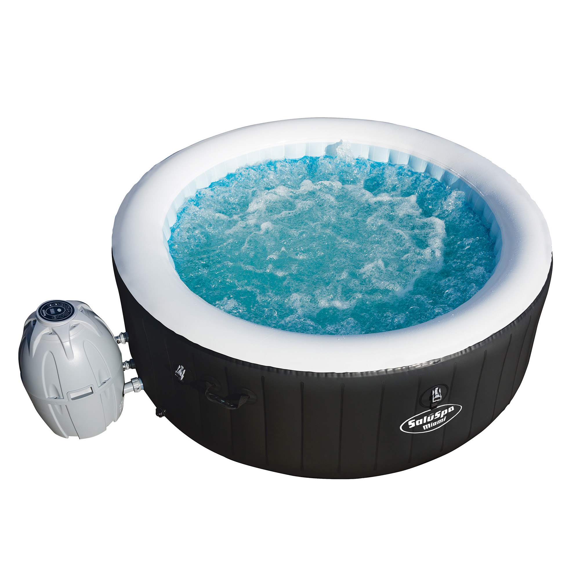 Bestway Saluspa 4 Person Round Inflatable Hot Tub Spa With Pump For Parts Ebay