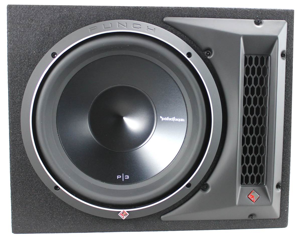 Rockford Fosgate 12" 1200 Watt Single Loaded Subwoofer Sub Enclosure (4