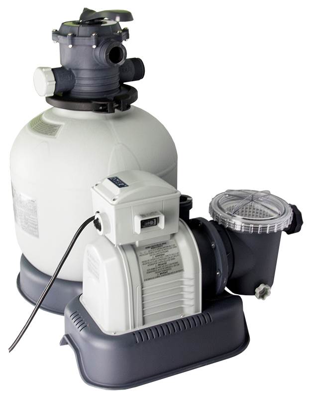 sand filter pump above ground pool