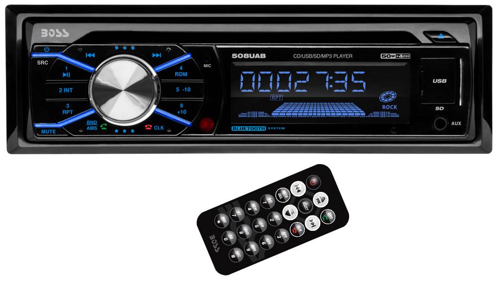 Boss 508UAB In Dash CD Car Player USB MP3 Stereo Audio Receiver