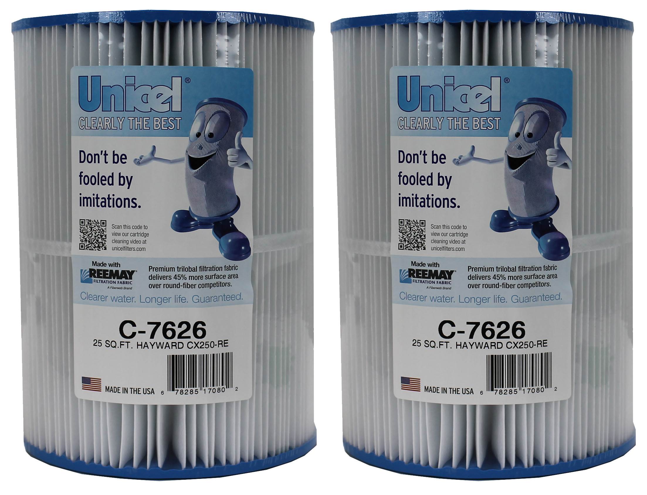 Unicel C-7626 Spa Pool Replacement Cartridge Filtert Hayward CX250RE (2 Pack) - Picture 1 of 8