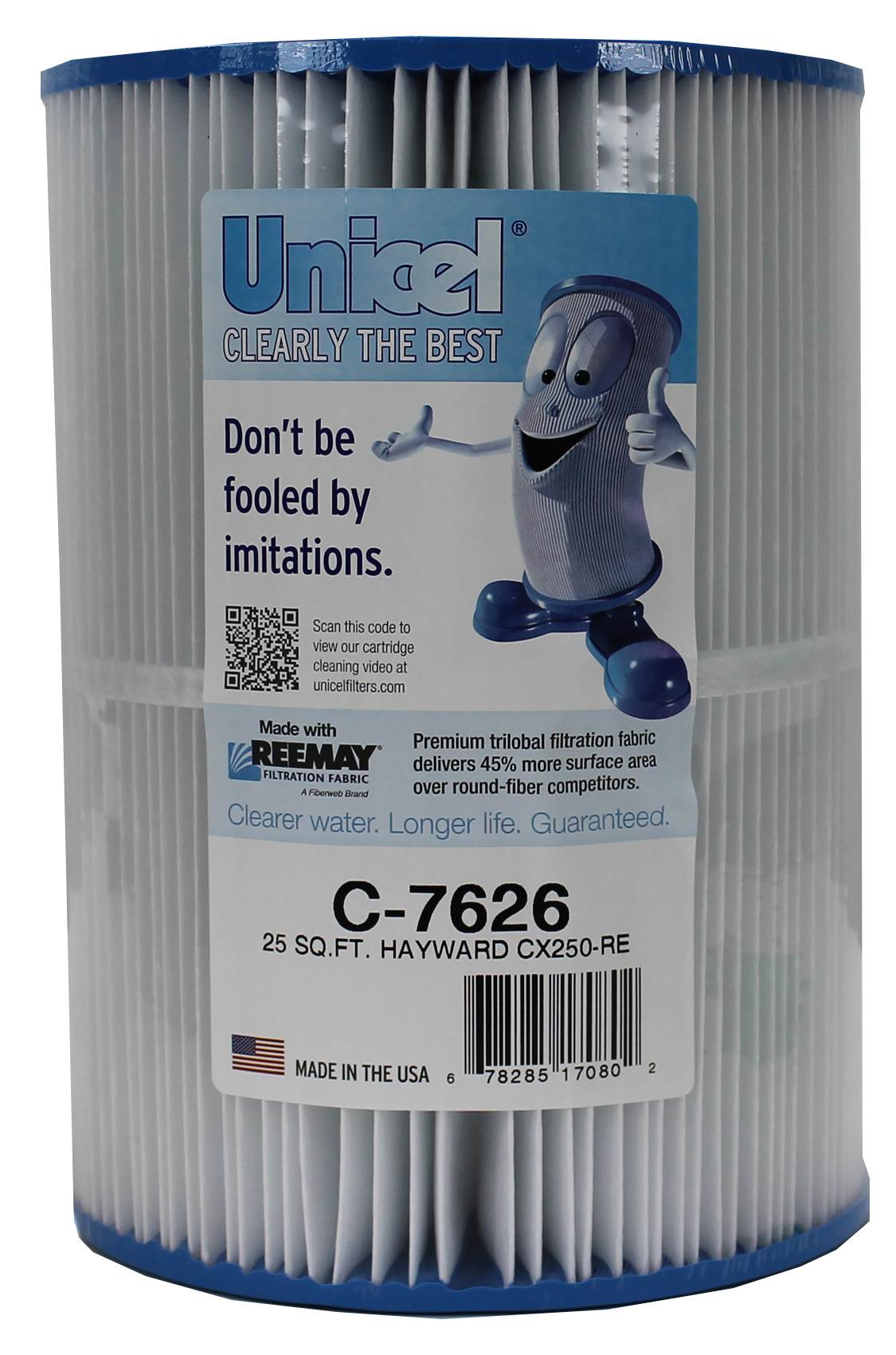 Unicel C-7626 Spa Pool Replacement Cartridge Filtert Hayward CX250RE (2 Pack) - Picture 7 of 8