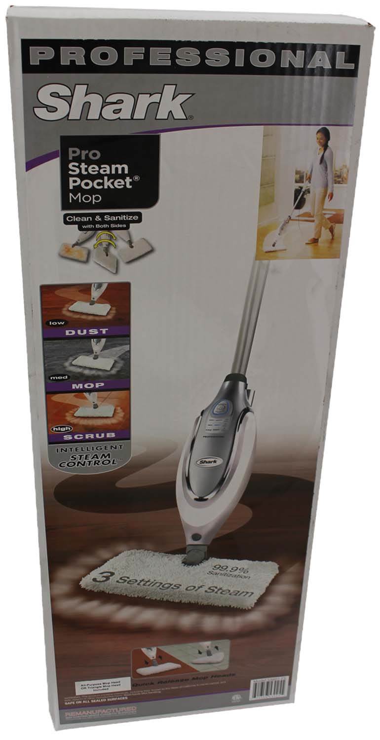 Shark Professional Heated Floor Steam Pocket Mop S3601 (Certified ...