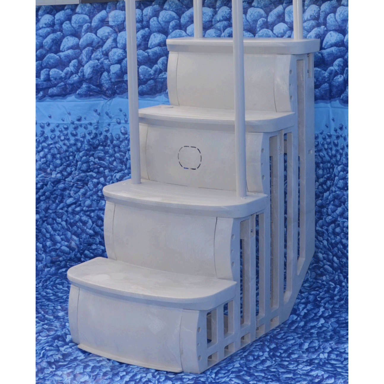 above ground pool ladder gate