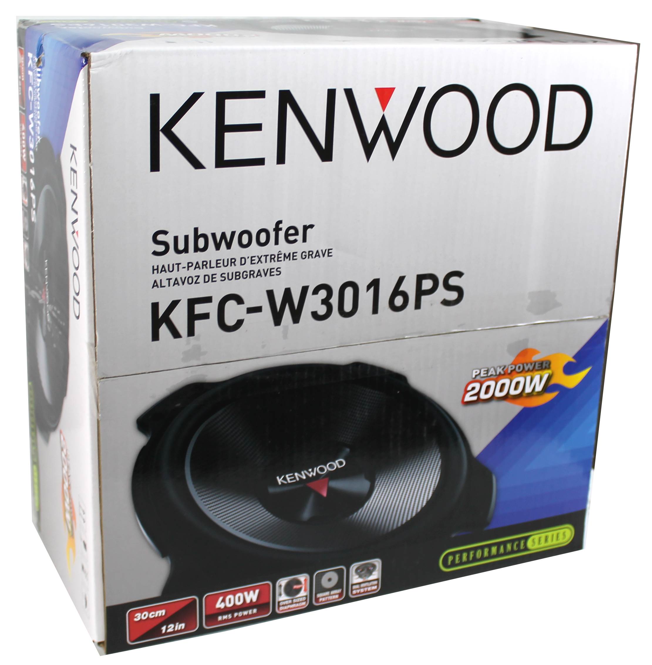 4) NEW Kenwood KFCW3016PS 12" 1600W RMS Car Audio Subwoofers Subs