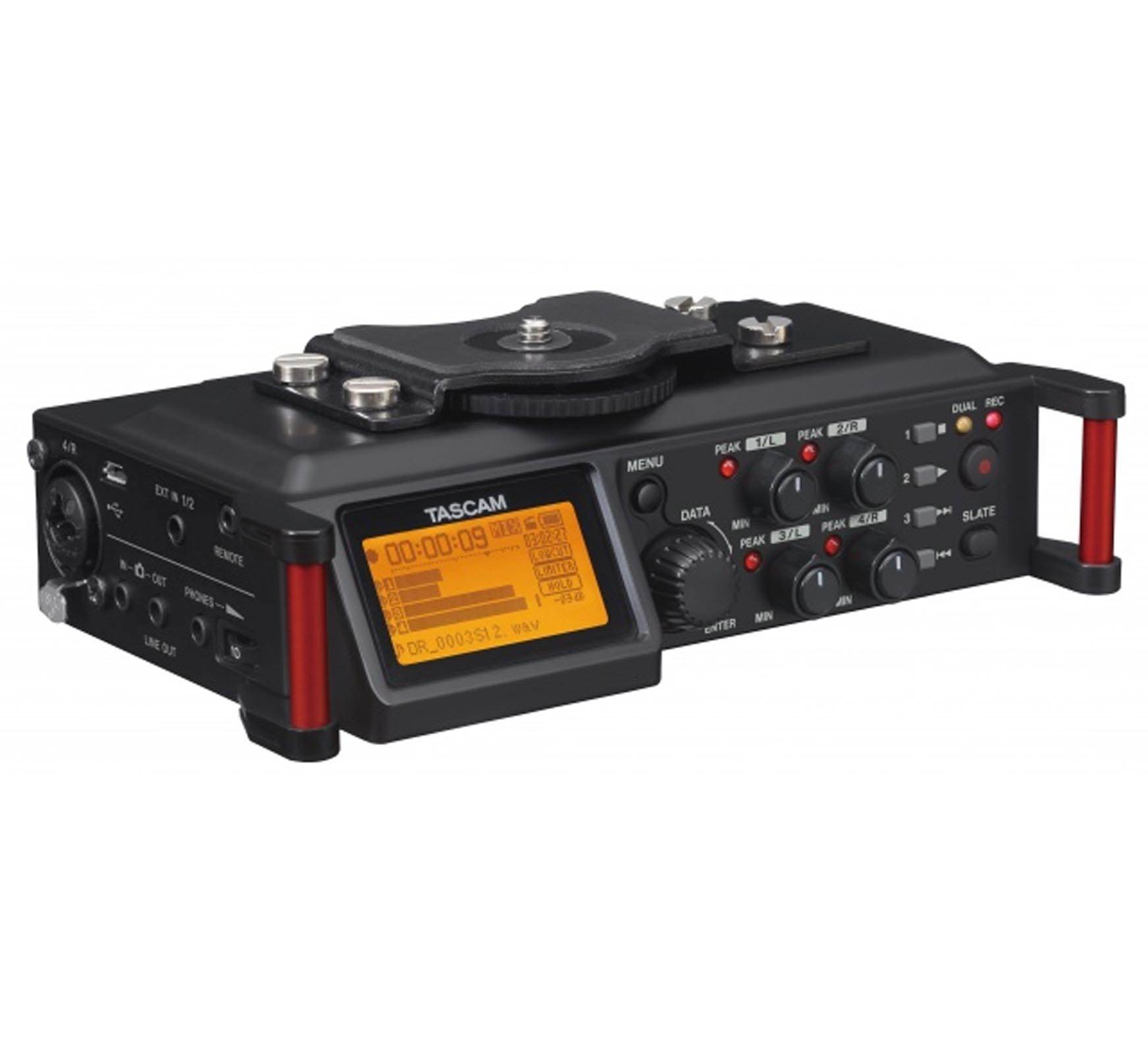 Tascam 4Channel Linear PCM Audio Portable DSLR Film Recorder/Mixer