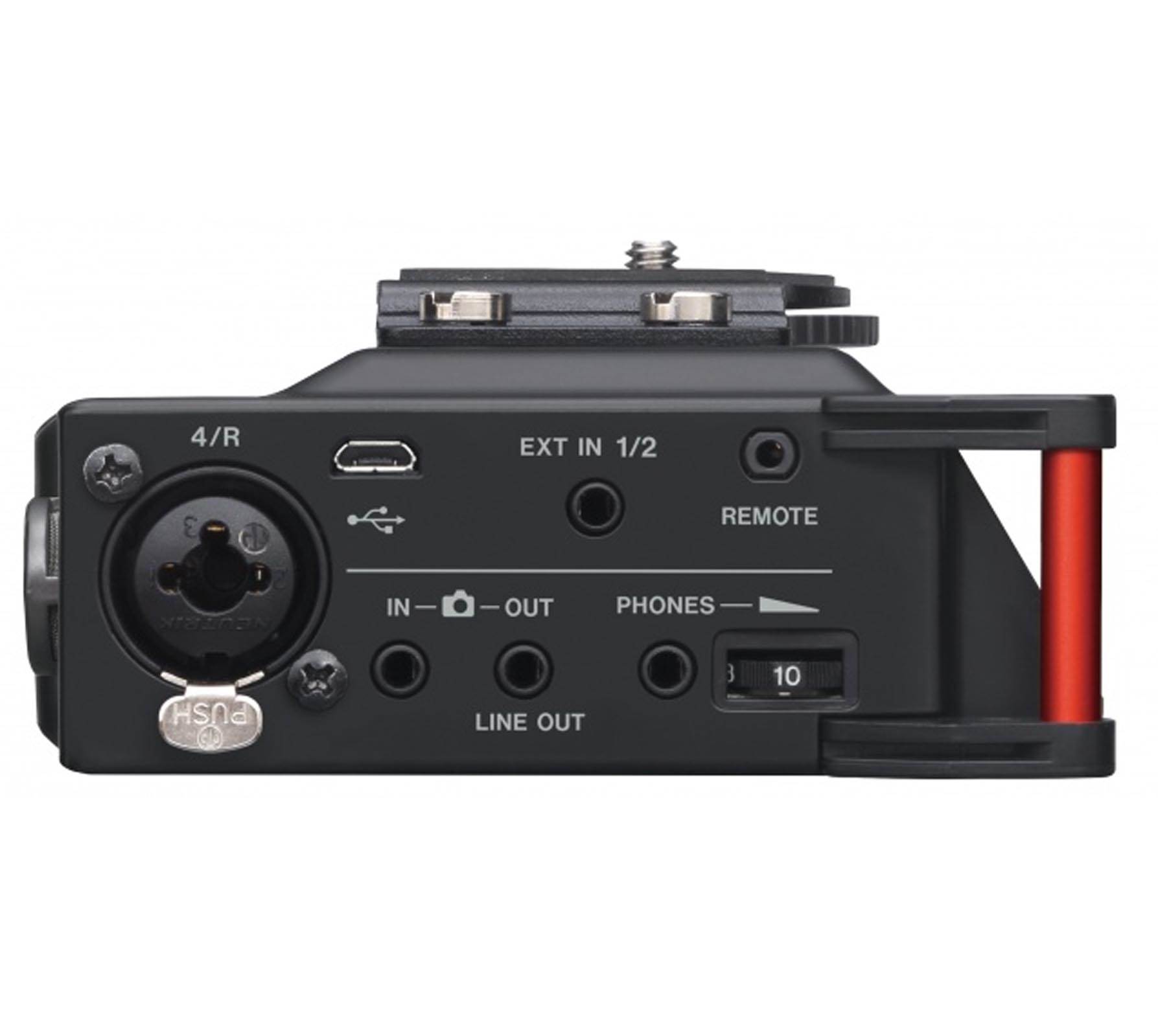 Tascam 4Channel Linear PCM Audio Portable DSLR Film Recorder/Mixer