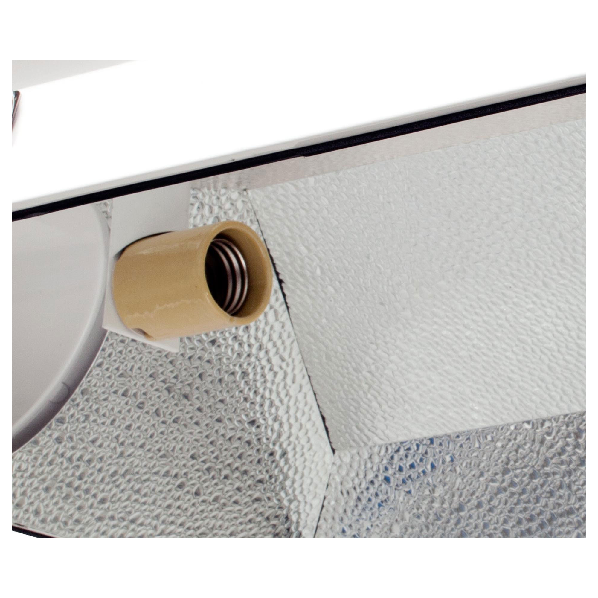 NEW! Hydrofarm Raptor 8" Air Cooled Grow Light Fixture Reflector Hood