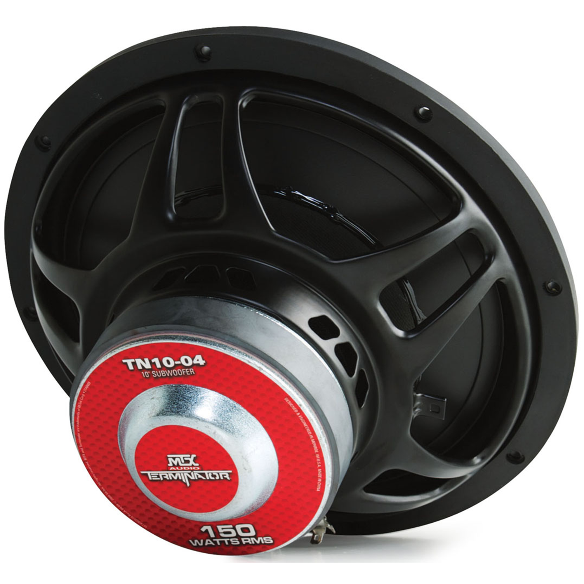 MTX Audio TN10-04 10 Inch Car Subwoofer with TN1004 Vented Ported ...