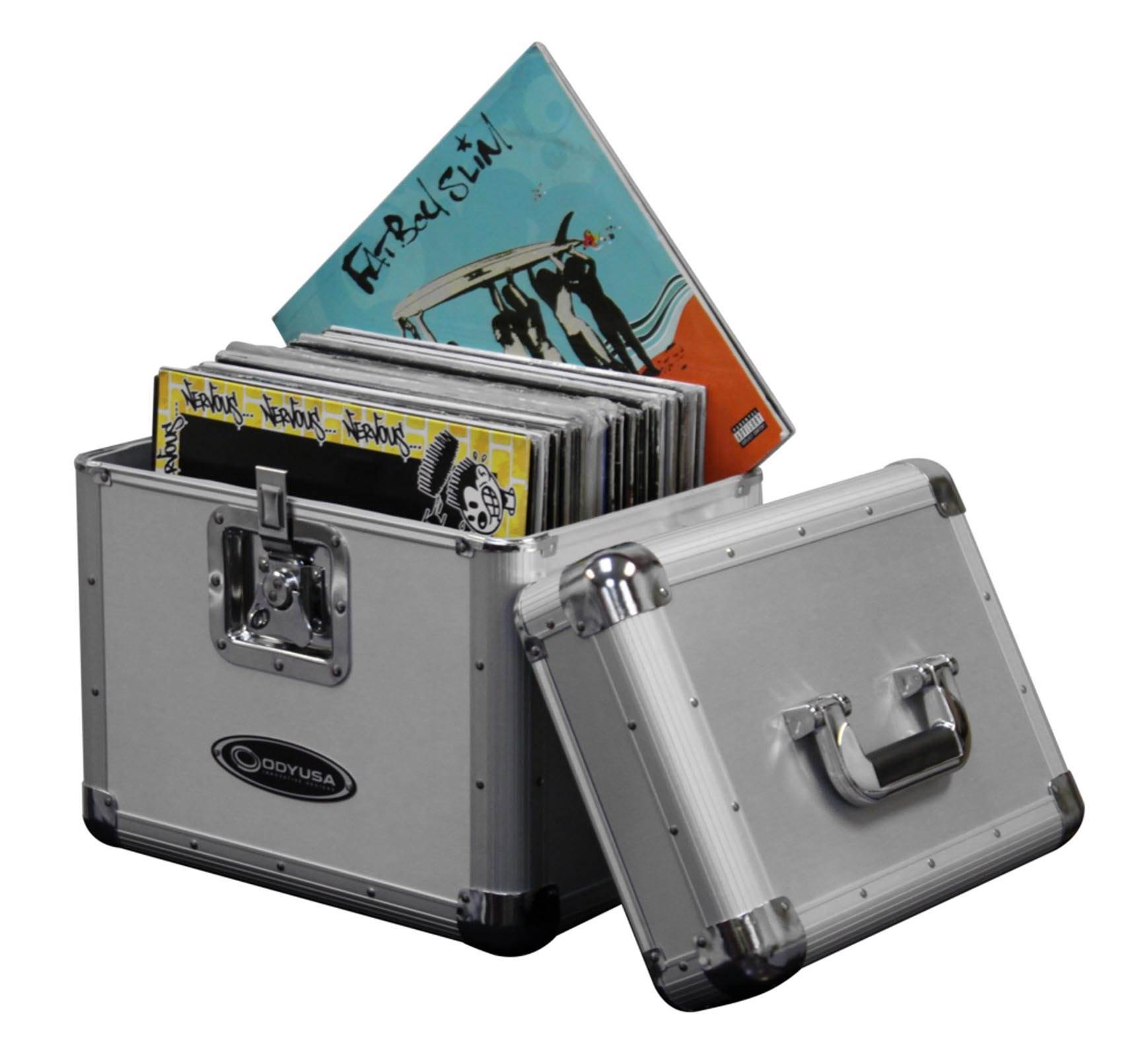 Odyssey KROM Series Record Utility Case for 70 12" Vinyl Records & LPs, Black - Picture 3 of 7