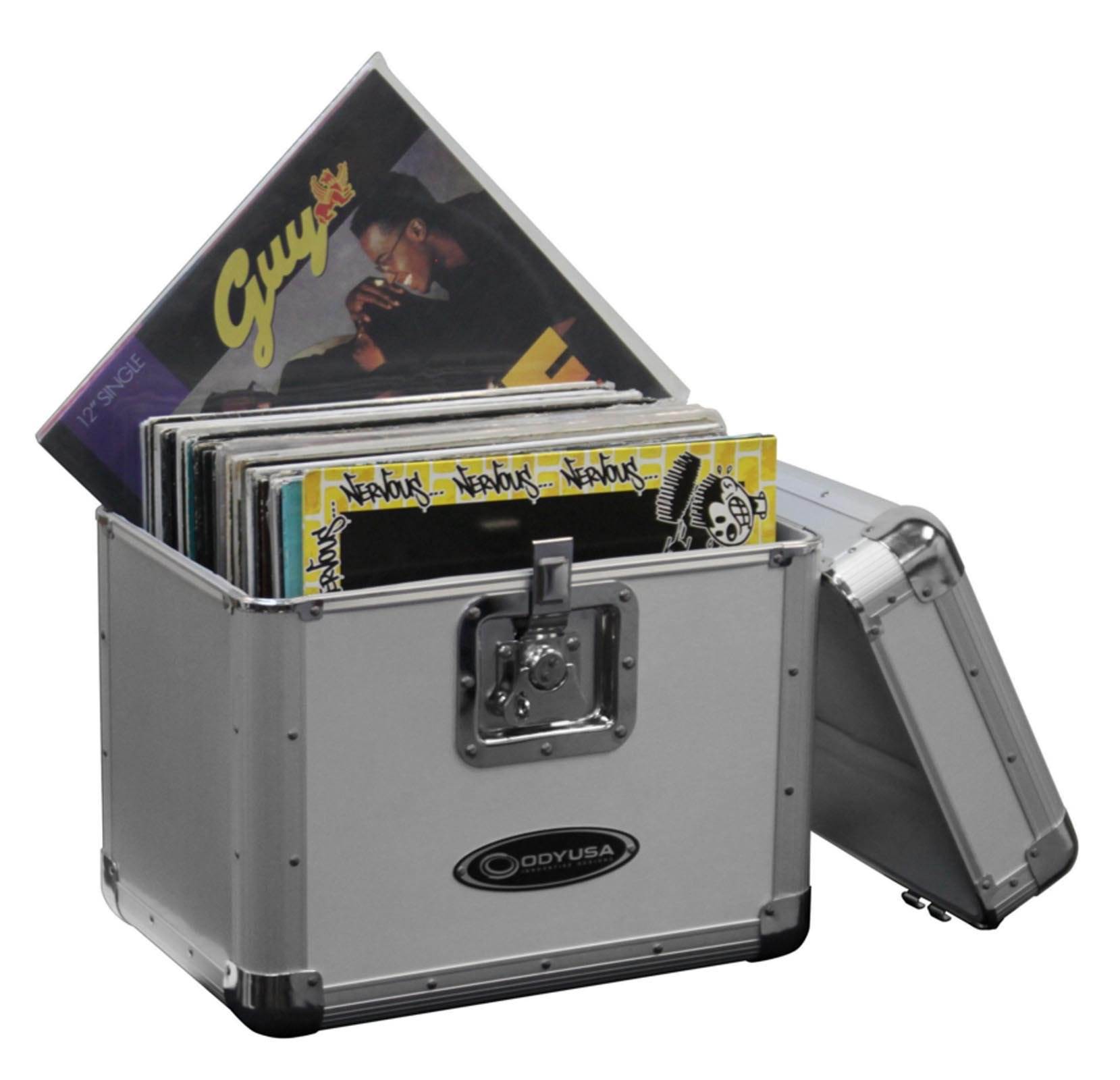 Odyssey KROM Series Record Utility Case for 70 12" Vinyl Records & LPs, Black - Picture 5 of 7