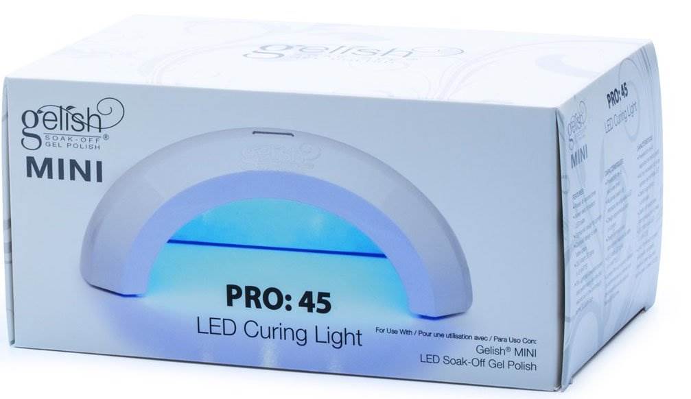 Gelish Mini Pro 45 Second Soak Off Gel Polish Curing LED Light Lamp