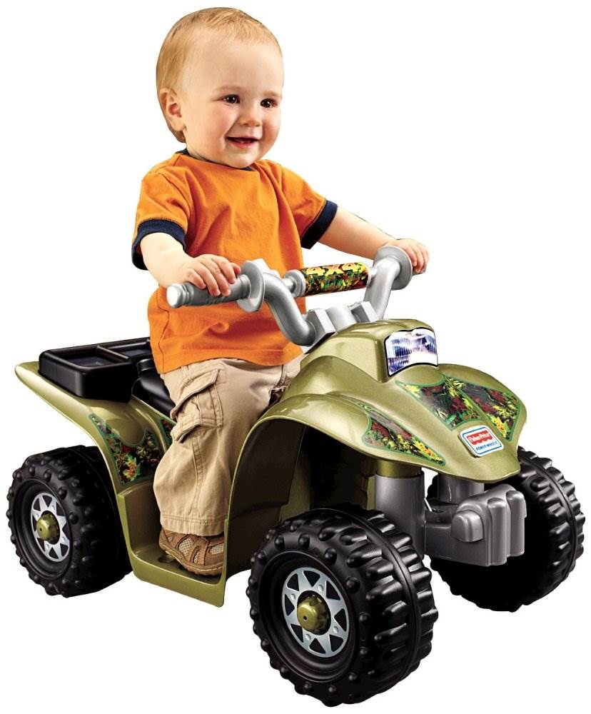 Fisher Price Power Wheels Lil' Quad 6V ATV RideOn Camo X3050 (Used