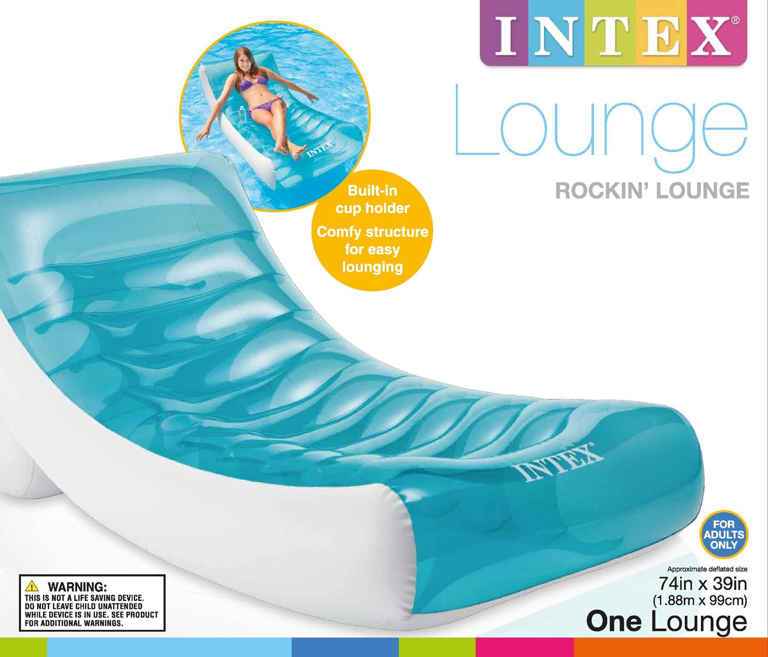 intex chill and float lounge