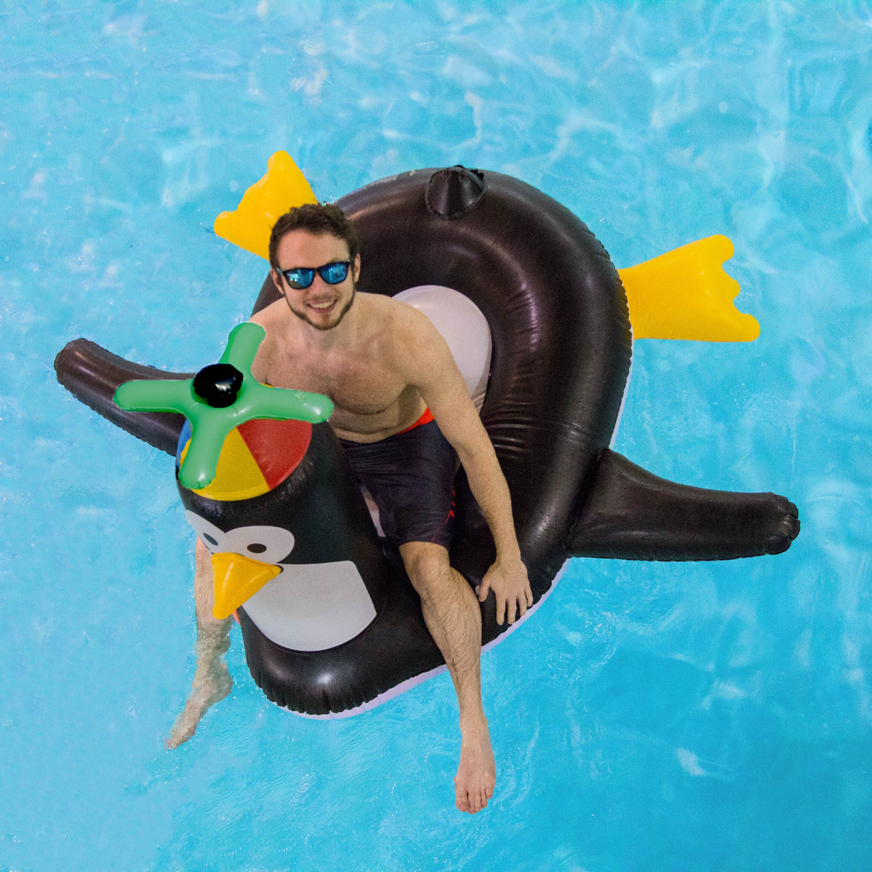 inflatable penguin pool toy